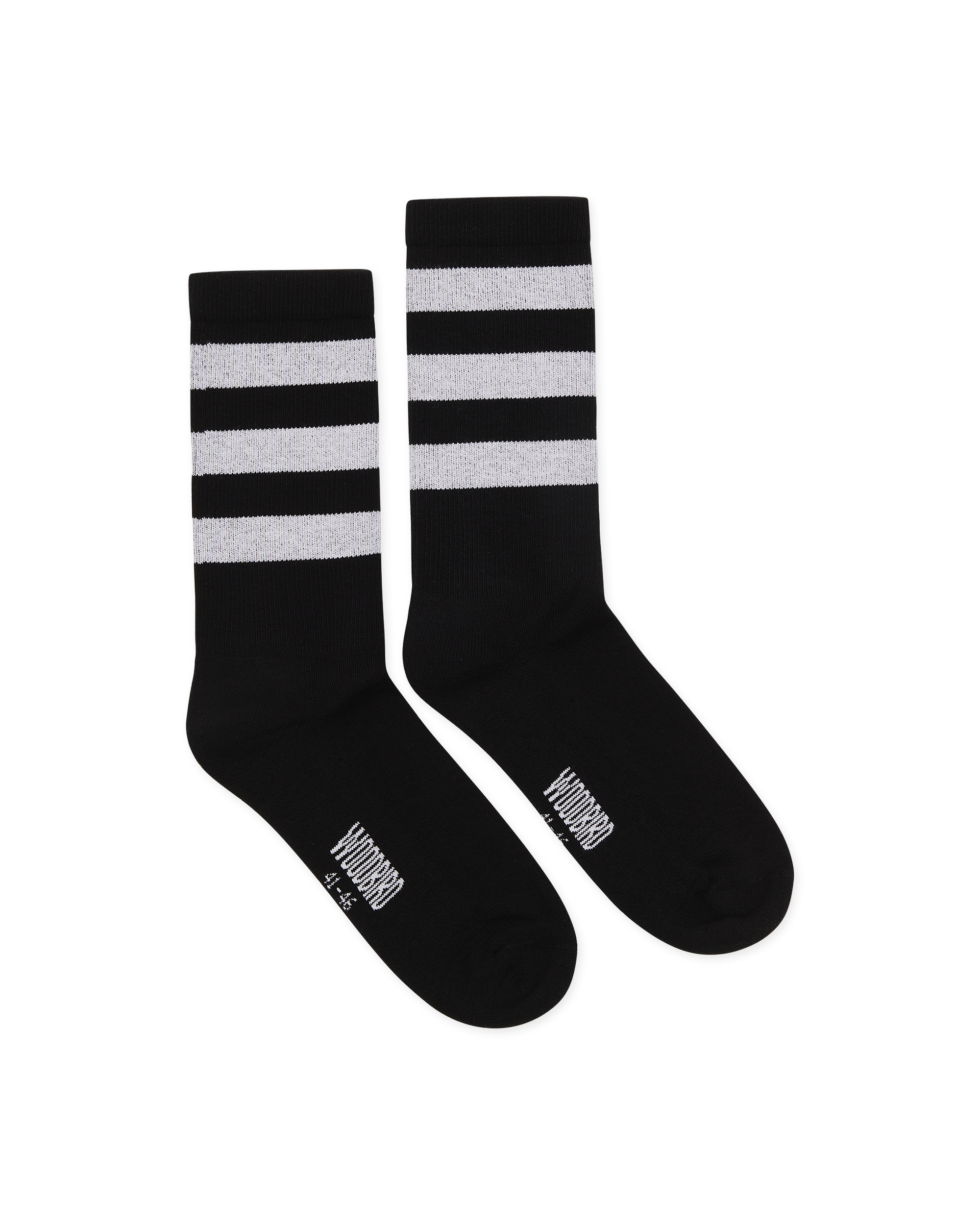 Woodbird WBTennis Socks 2 pack Accessories Black-White