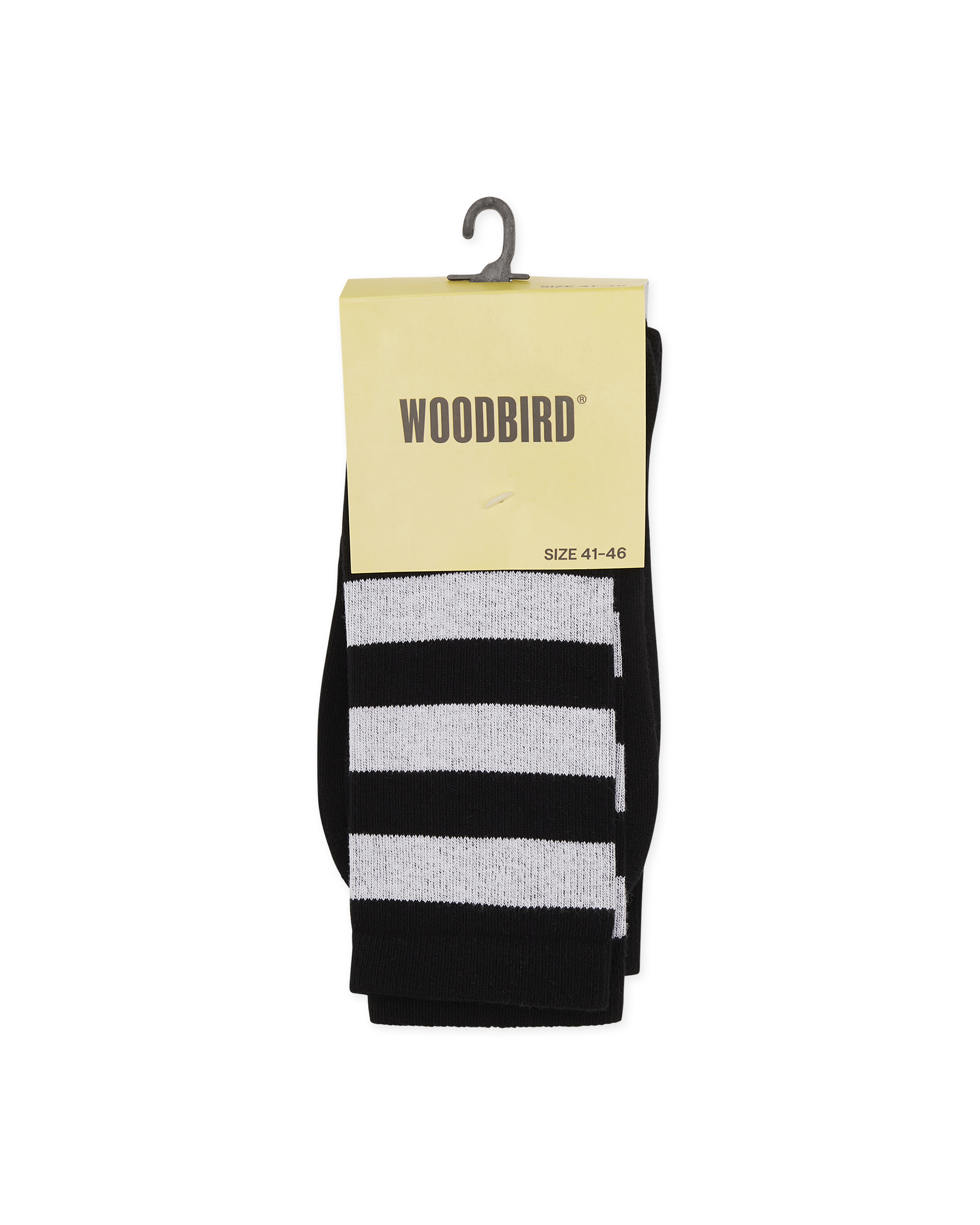 Woodbird WBTennis Socks 2 pack Accessories Black-White