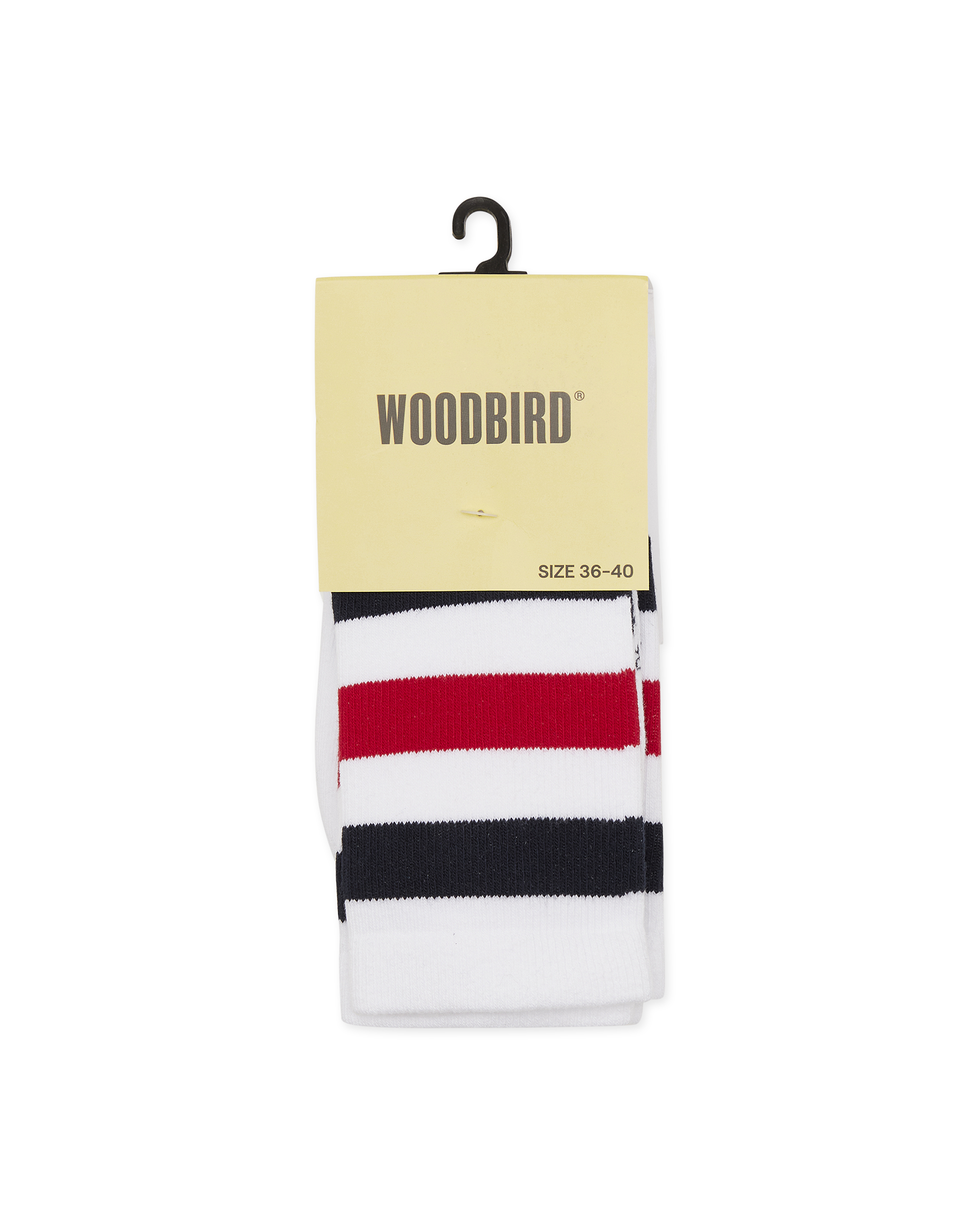 Woodbird WBTennis Socks 2 pack Accessories White-Navy-Red