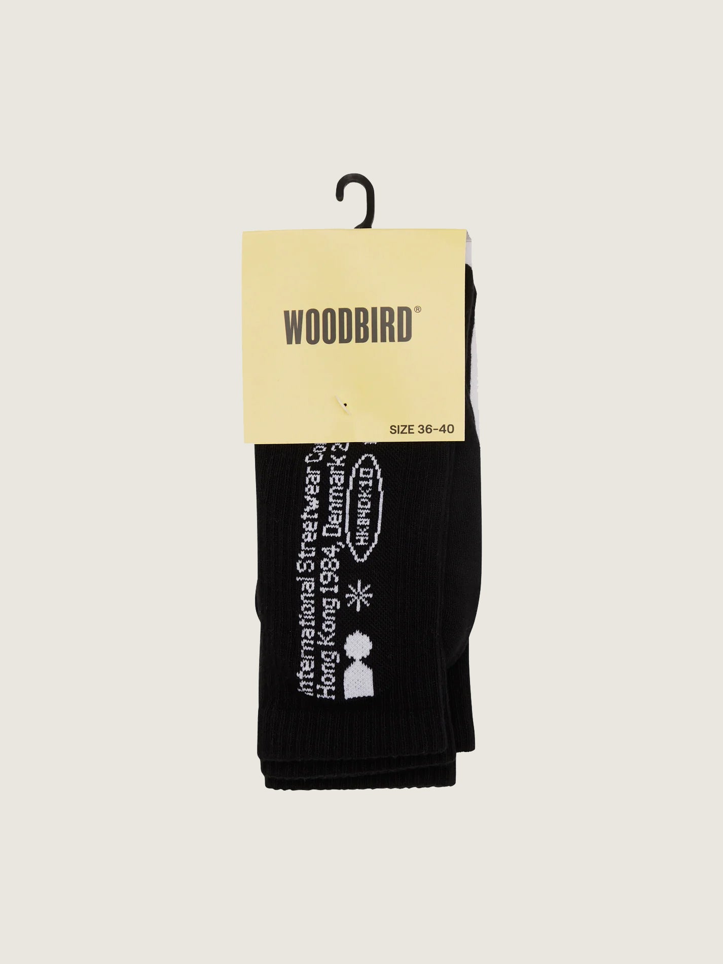 Woodbird WBTennis Tech Socks 2 Pack Accessories Black