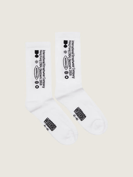 WBTennis Tech Socks - White