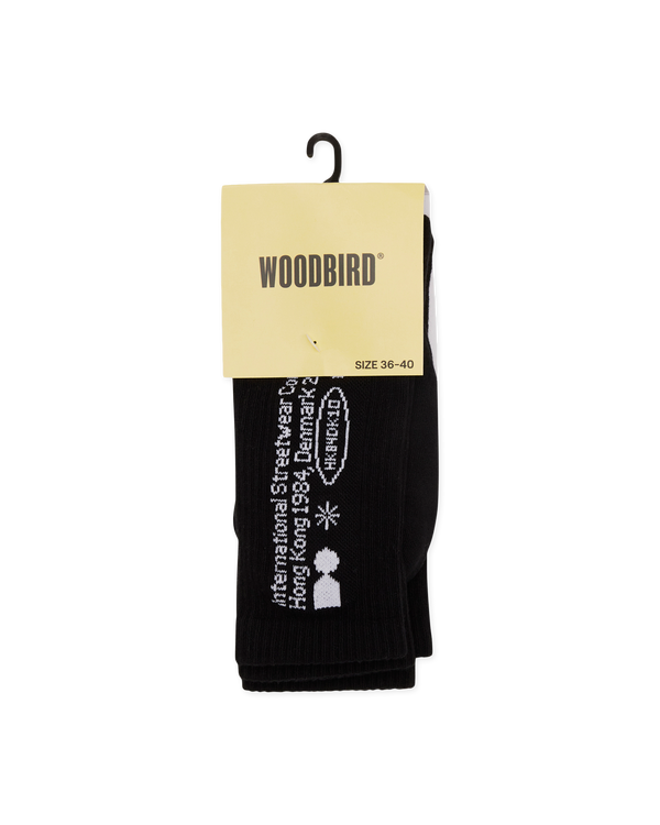 Woodbird WBTennis Tech Socks 2 Pack Accessories Black