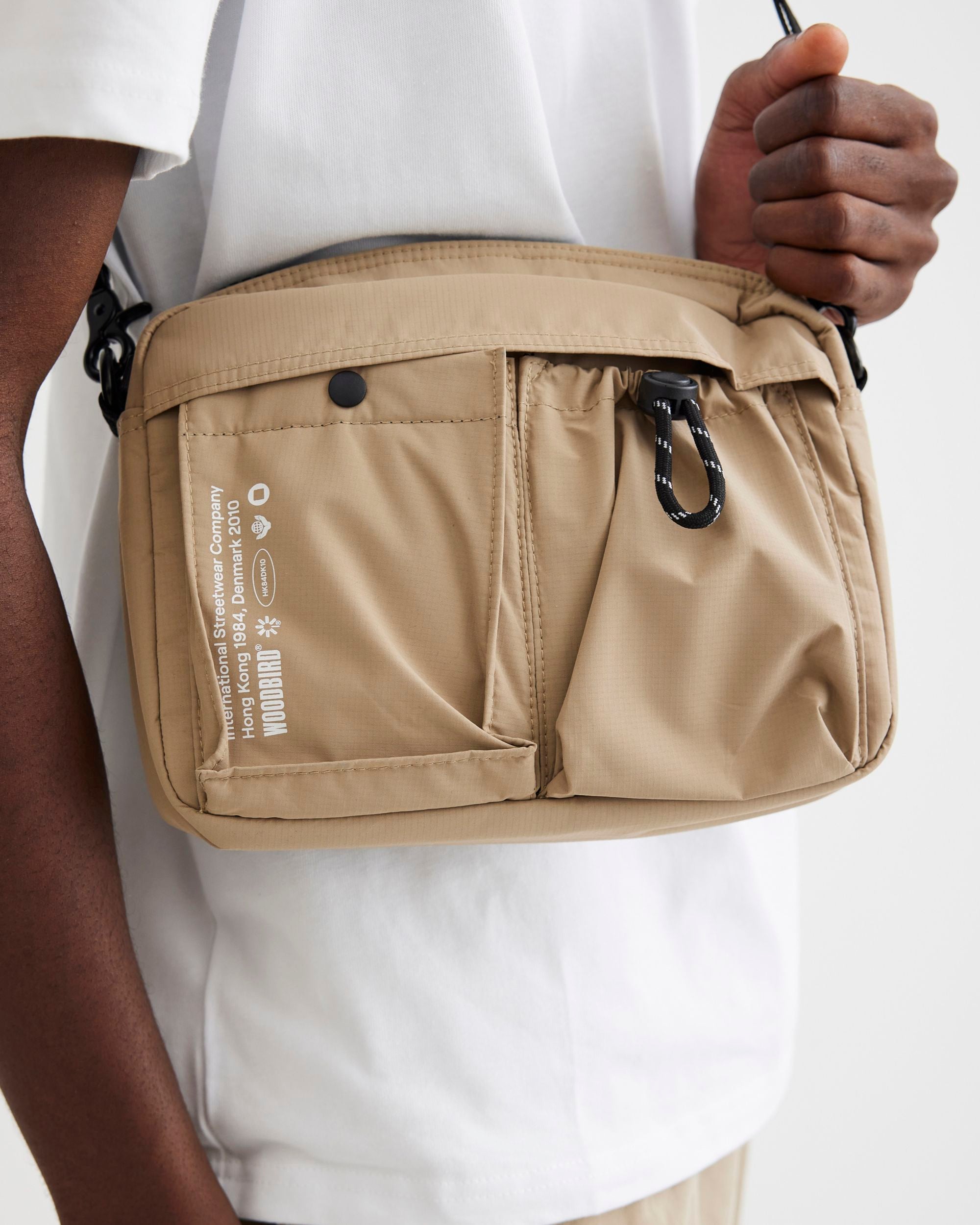 NYLON POCKET BAG BROWN☆[PRENDA]☆韓国人気 WBTop Cross Bag - Sand – Woodbird