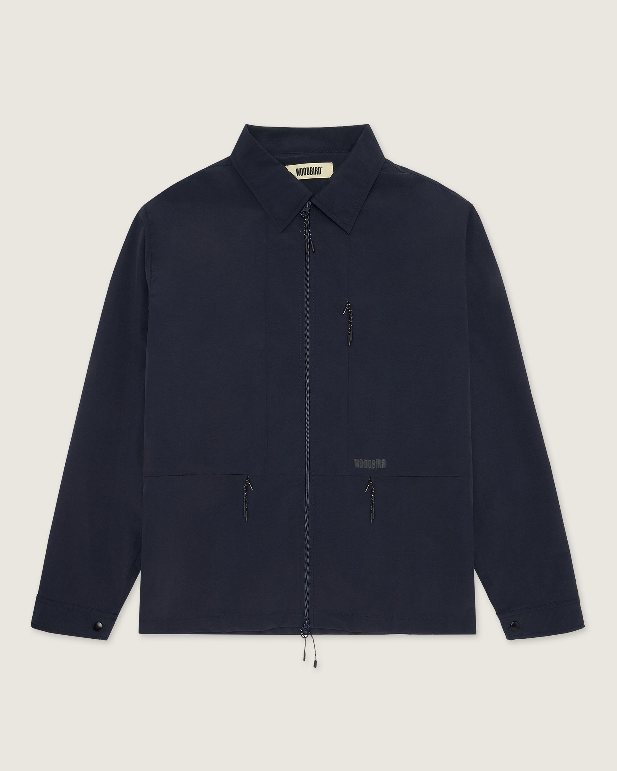 Woodbird WBTreck Sport Shirt Shirts Navy