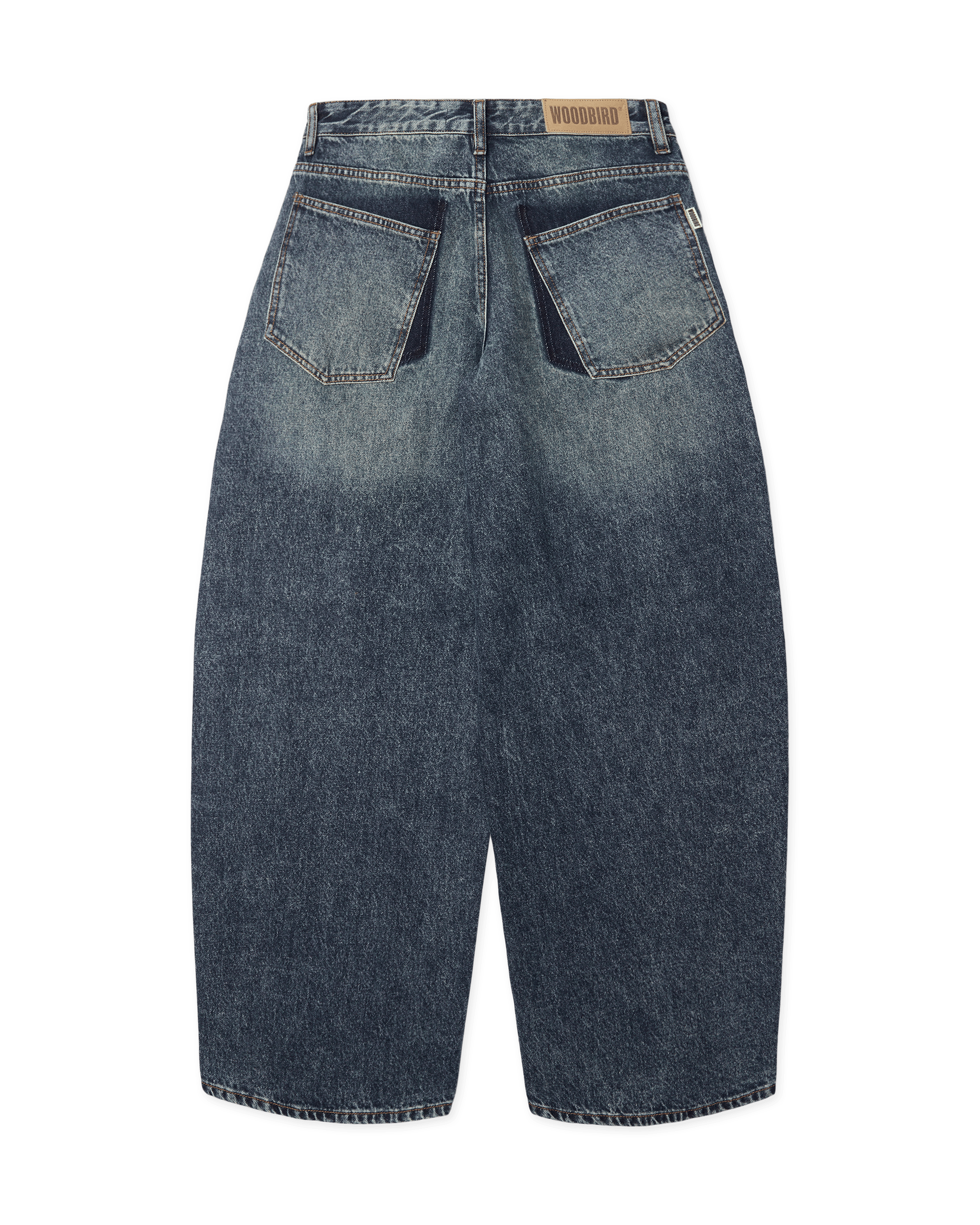 Woodbird Female WBVega twisted Jeans Jeans Blue Vintage