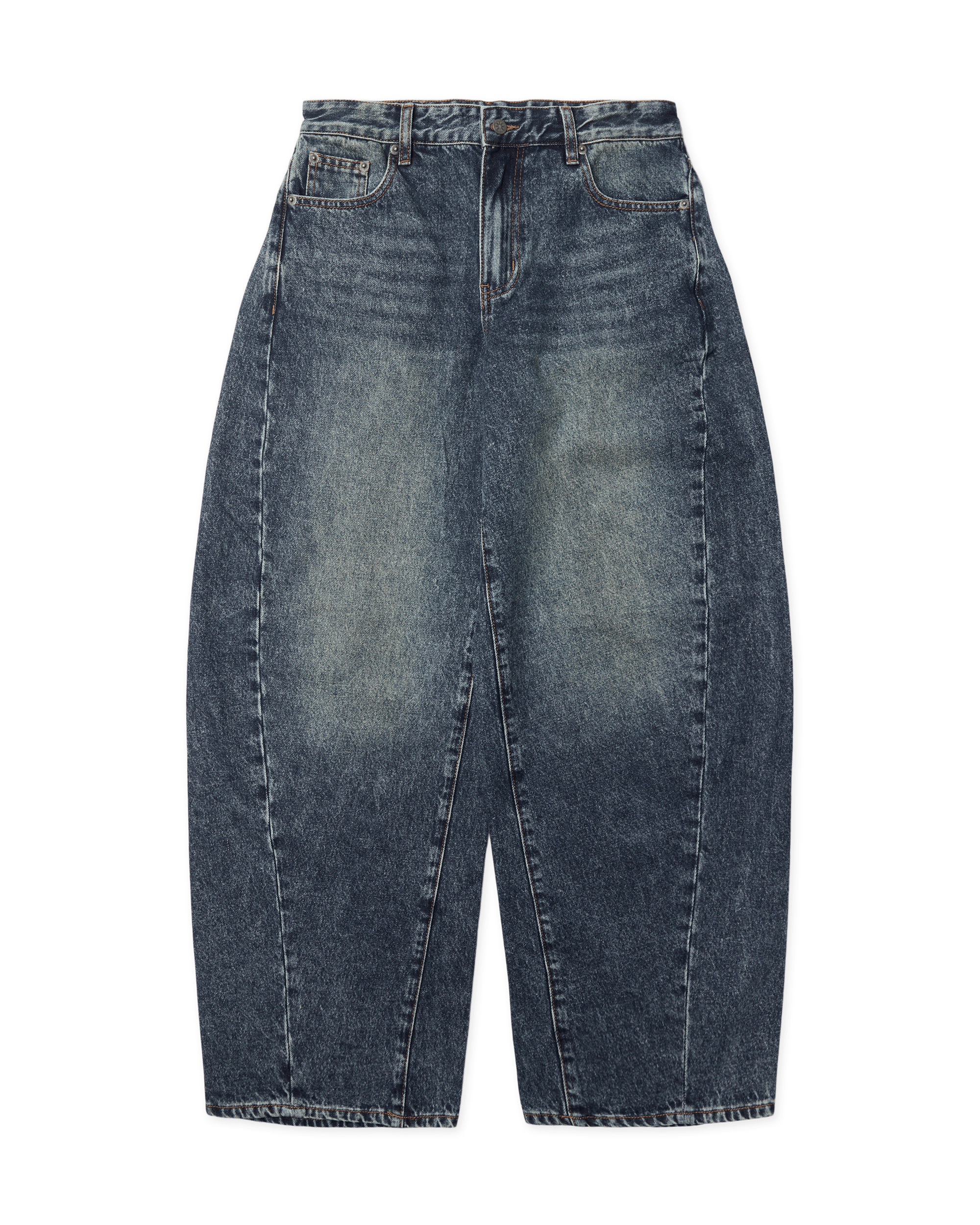 Woodbird Female WBVega twisted Jeans Jeans Blue Vintage