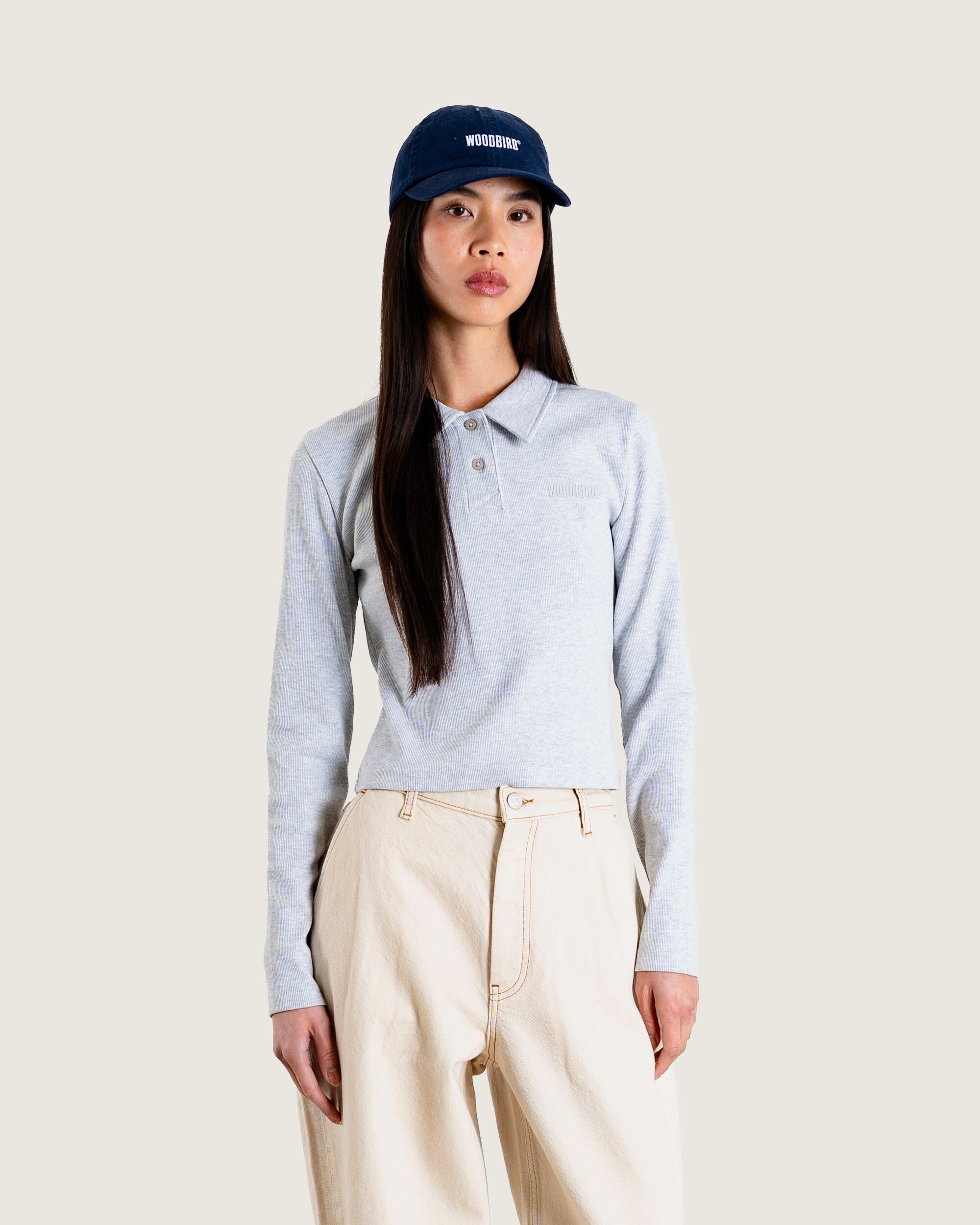 Woodbird Female WBVilly Sports Top Tops Grey Melange