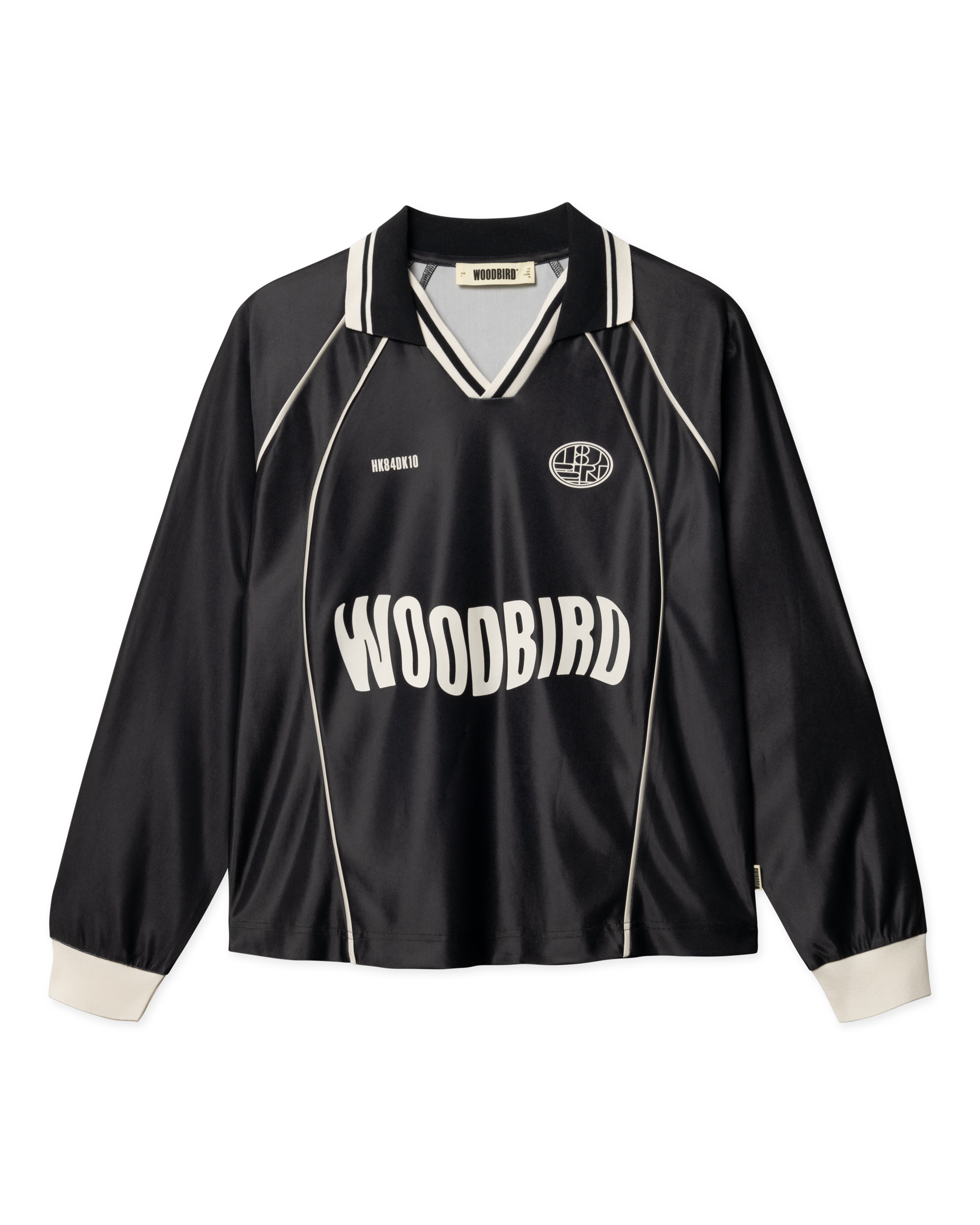 Woodbird Female WBWaka L/S Sports Polo T-Shirts Black