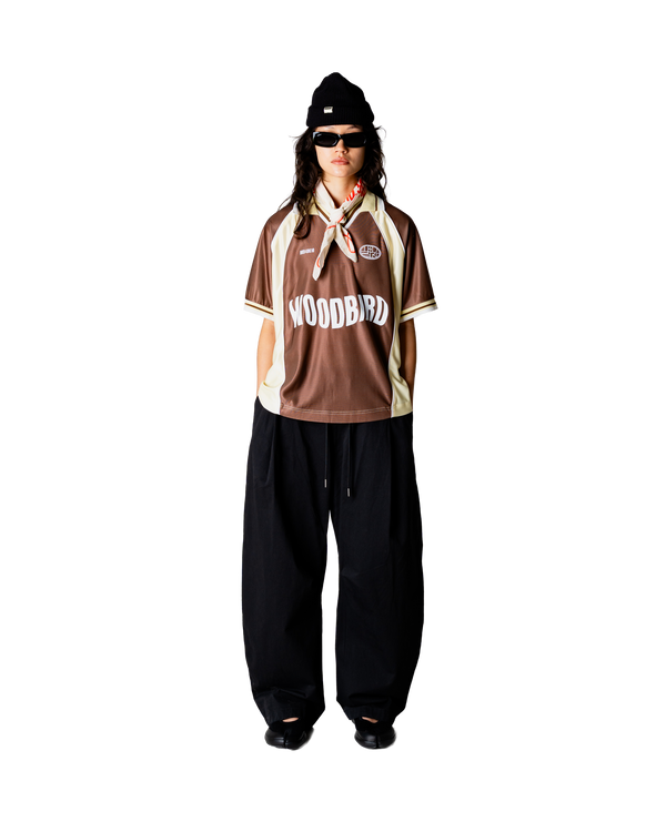Woodbird Female WBWaka S/S Sports Polo T-Shirts Mid Brown