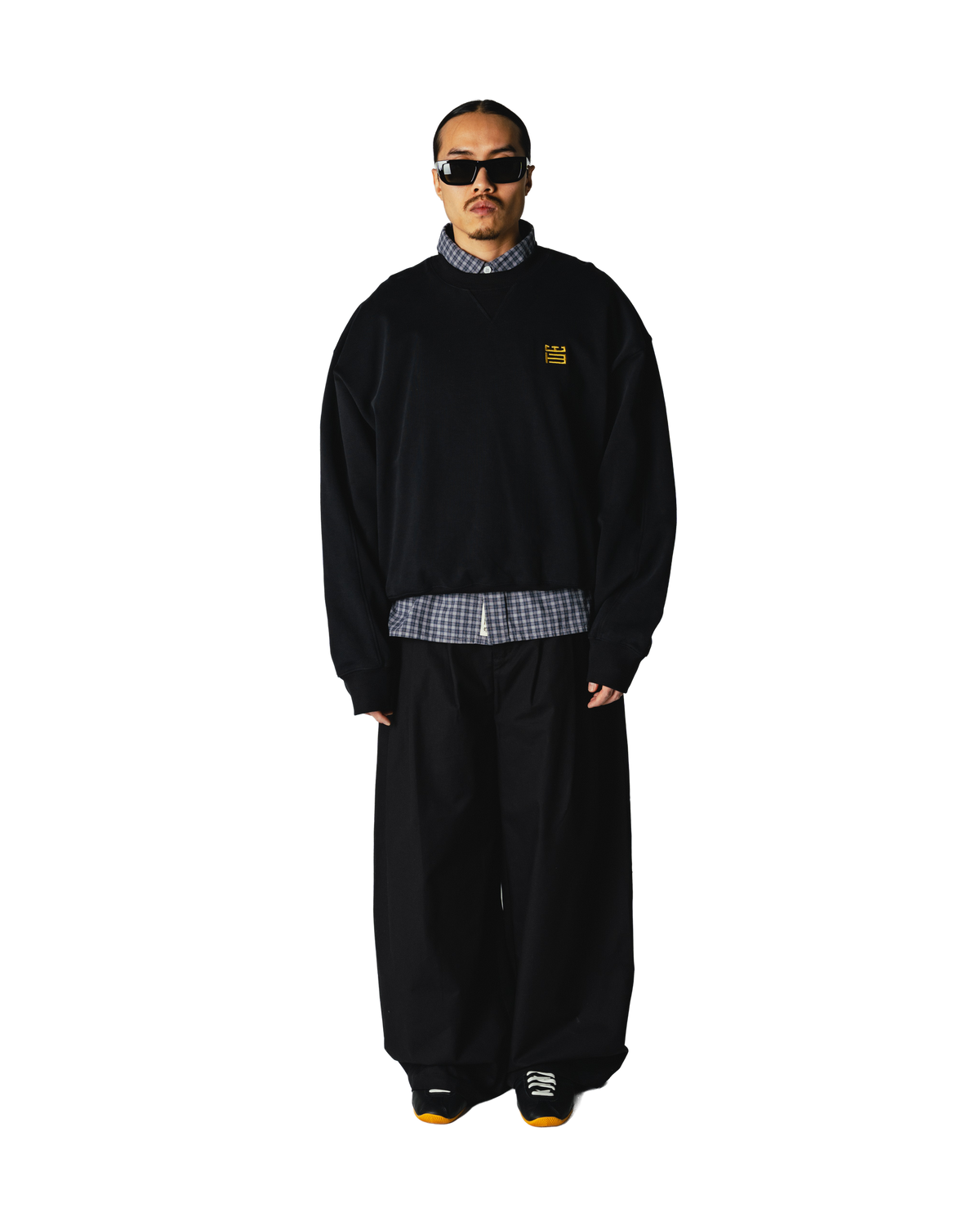 Woodbird WBWake Twist Crew Sweats Black