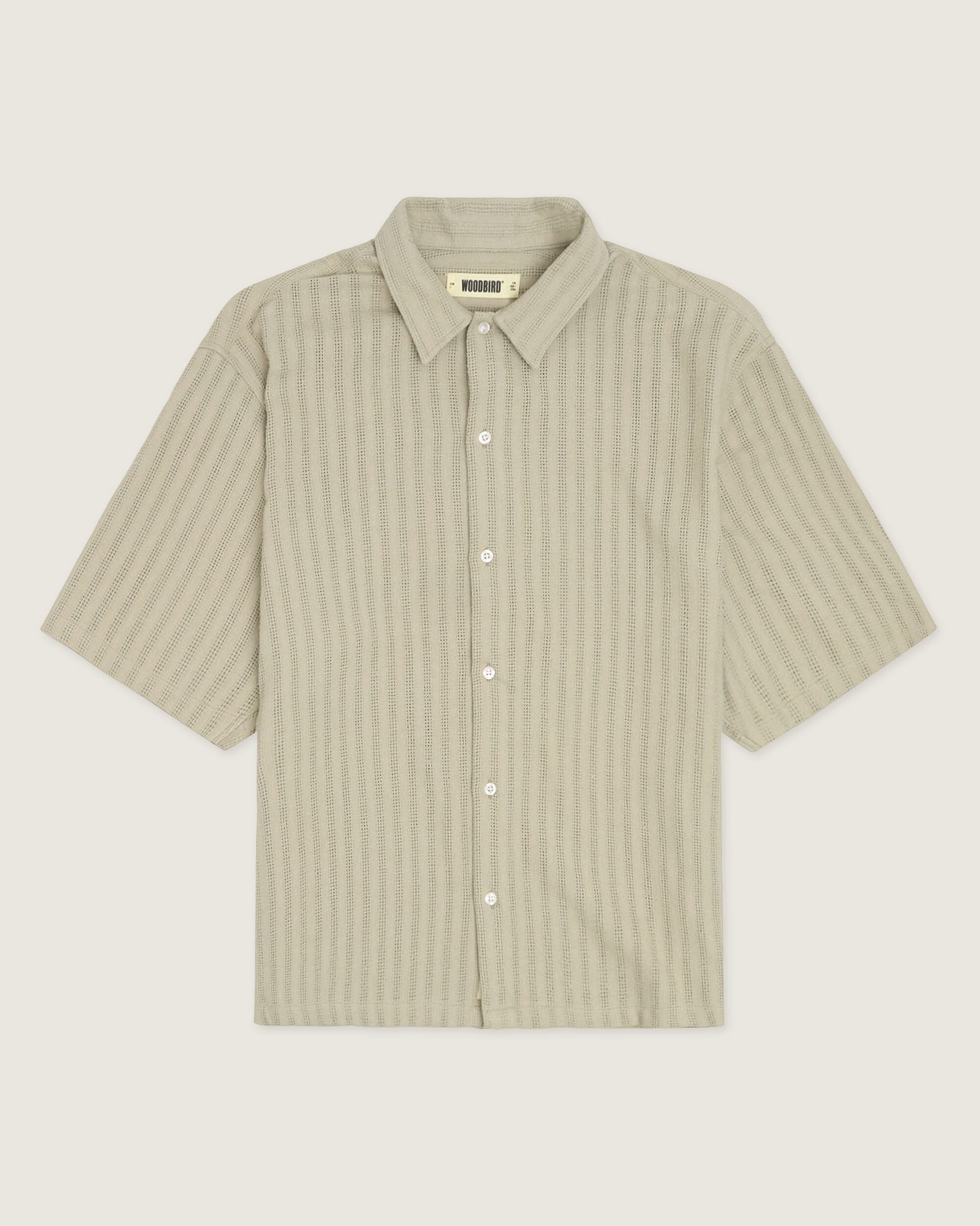 Woodbird WBWang Chuke Shirt Shirts Light Sand