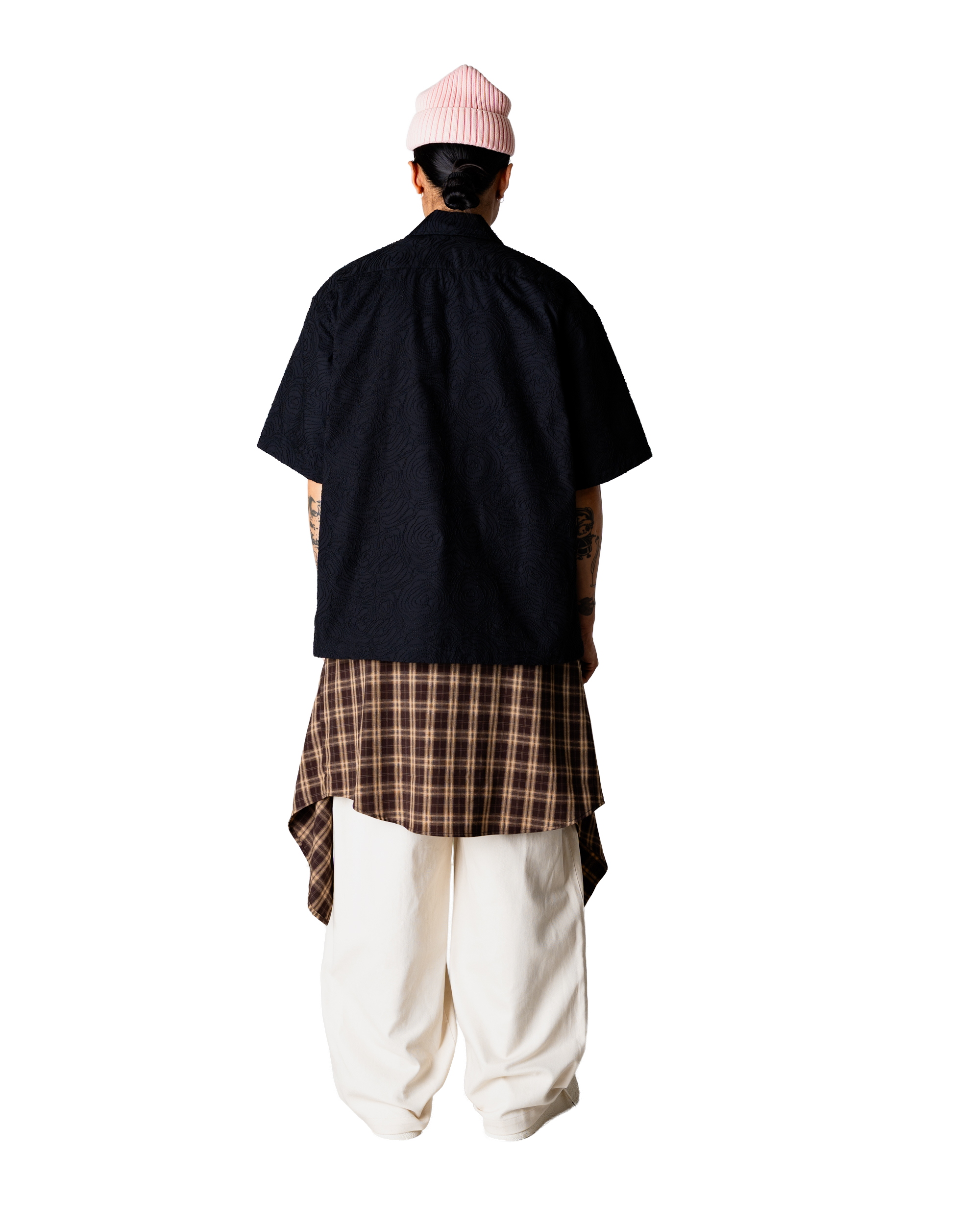 Woodbird WBWang Embroidery Shirt Shirts Black