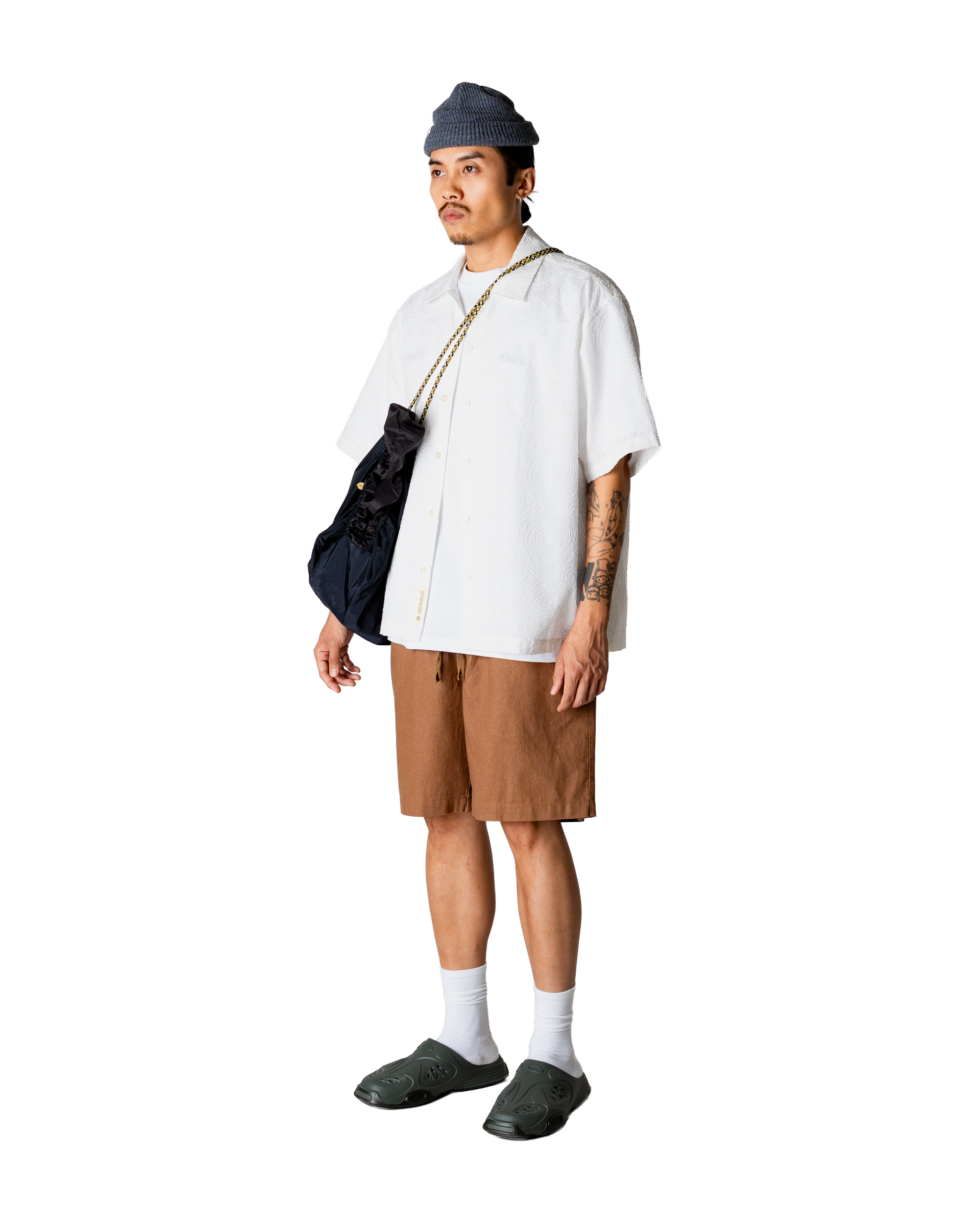 Woodbird WBWang Embroidery Shirt Shirts Off White