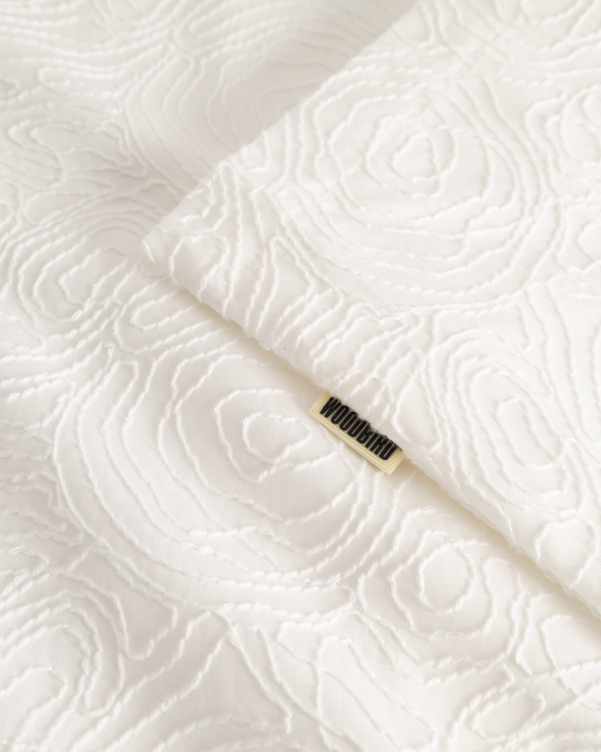 Woodbird WBWang Embroidery Shirt Shirts Off White