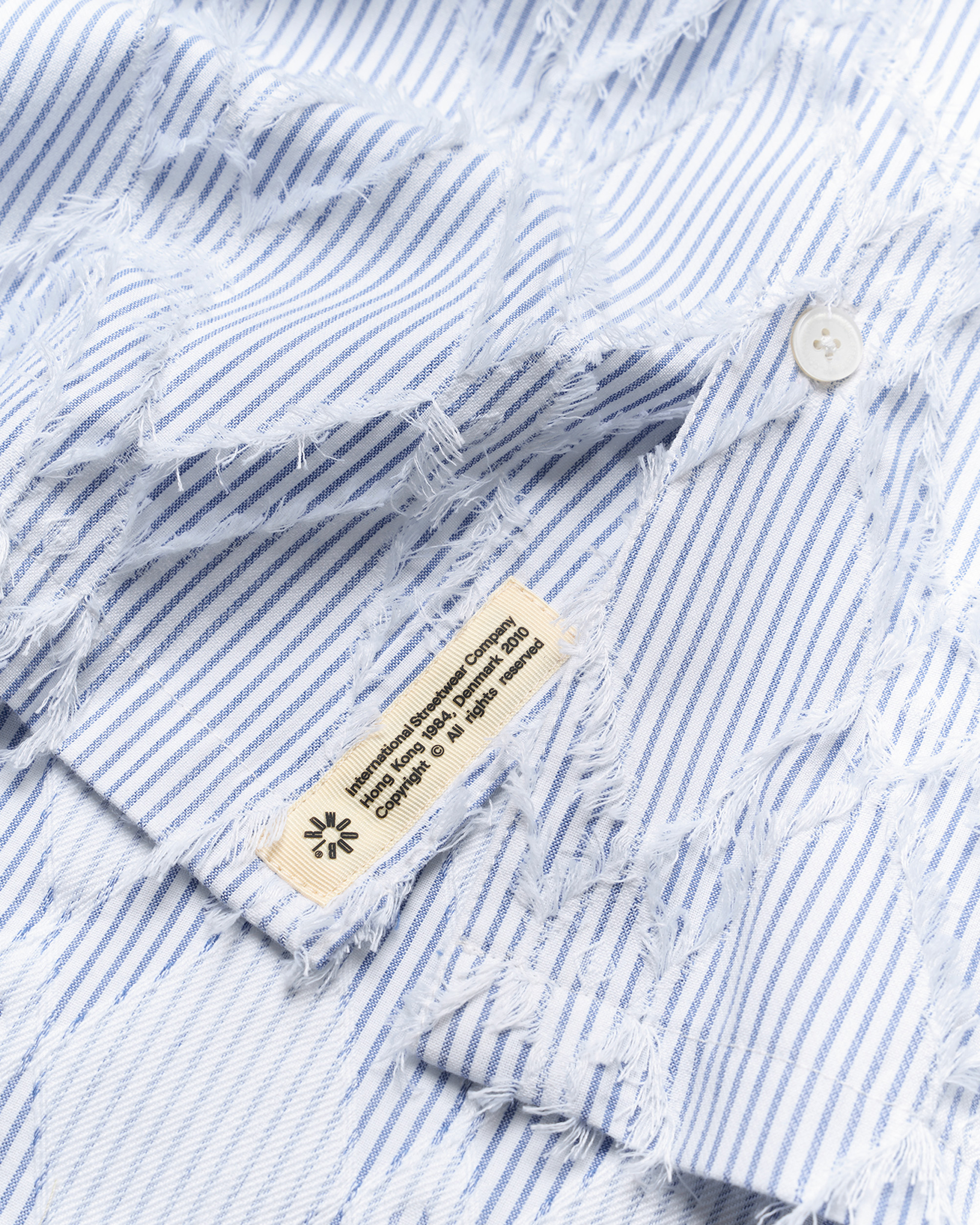 Woodbird WBWang Fil Coupe Shirt Shirts Blue Stripe