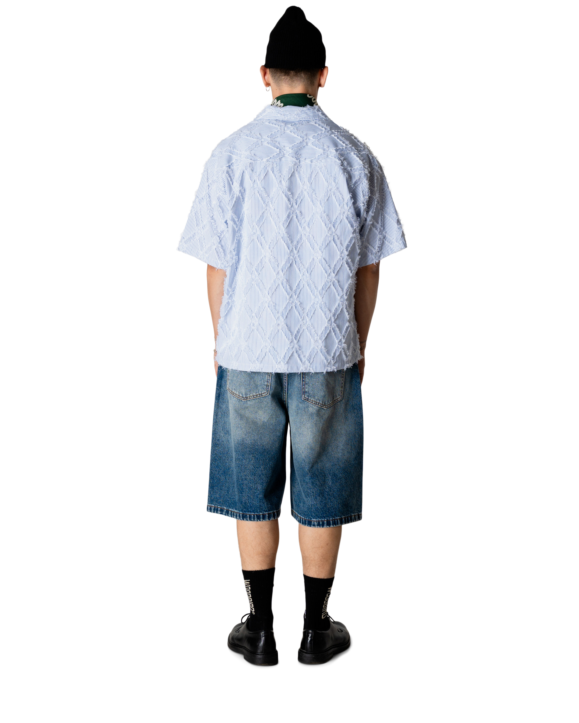 Woodbird WBWang Fil Coupe Shirt Shirts Blue Stripe