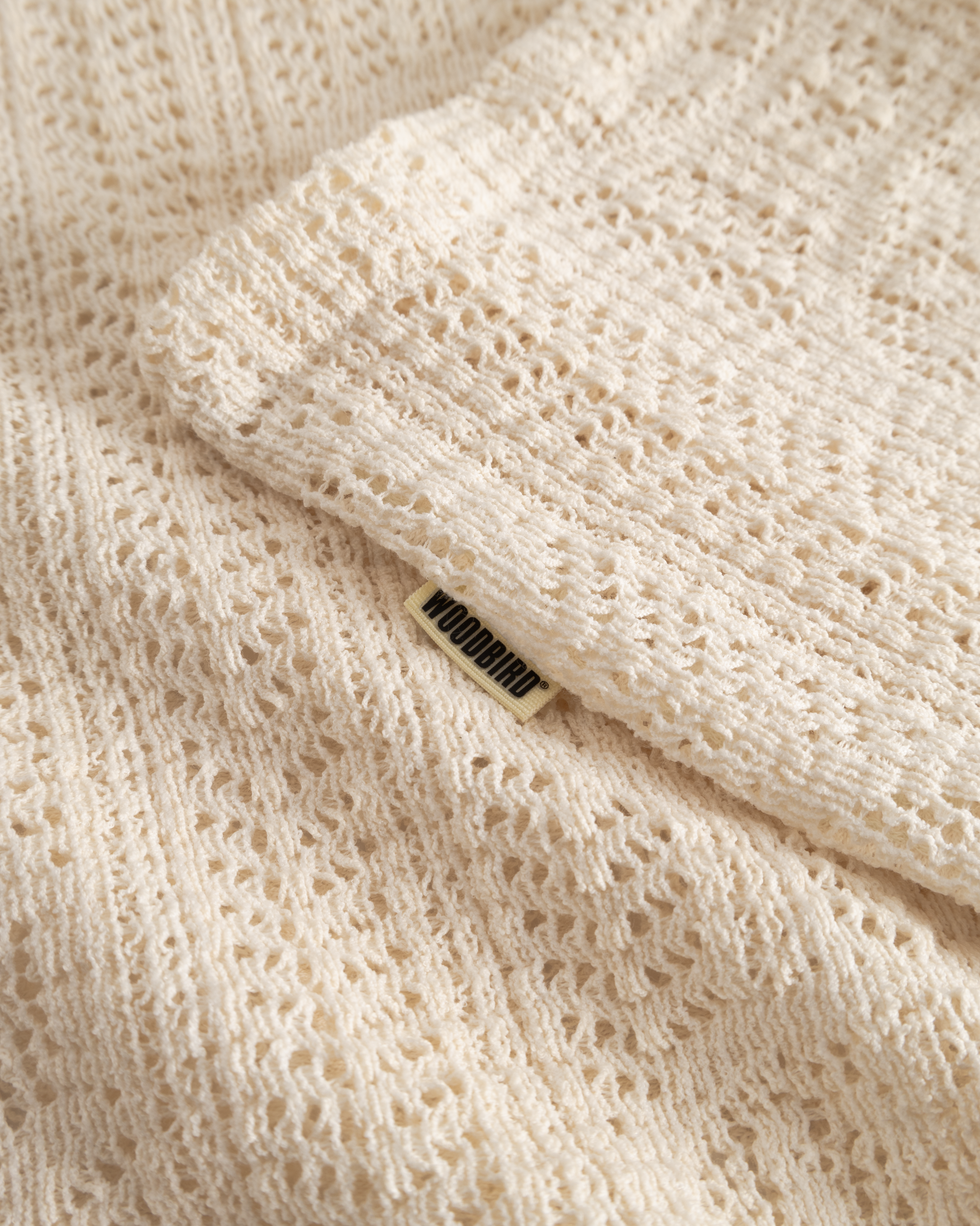 Woodbird WBWang Knit Shirt Shirts Off White