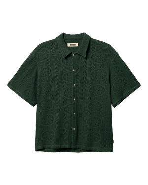 Woodbird WBWang Knit Shirt Shirts Pine Green
