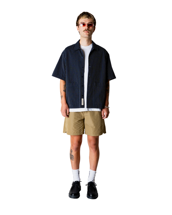 Woodbird WBWang Shiko Shirt Shirts Dark Navy