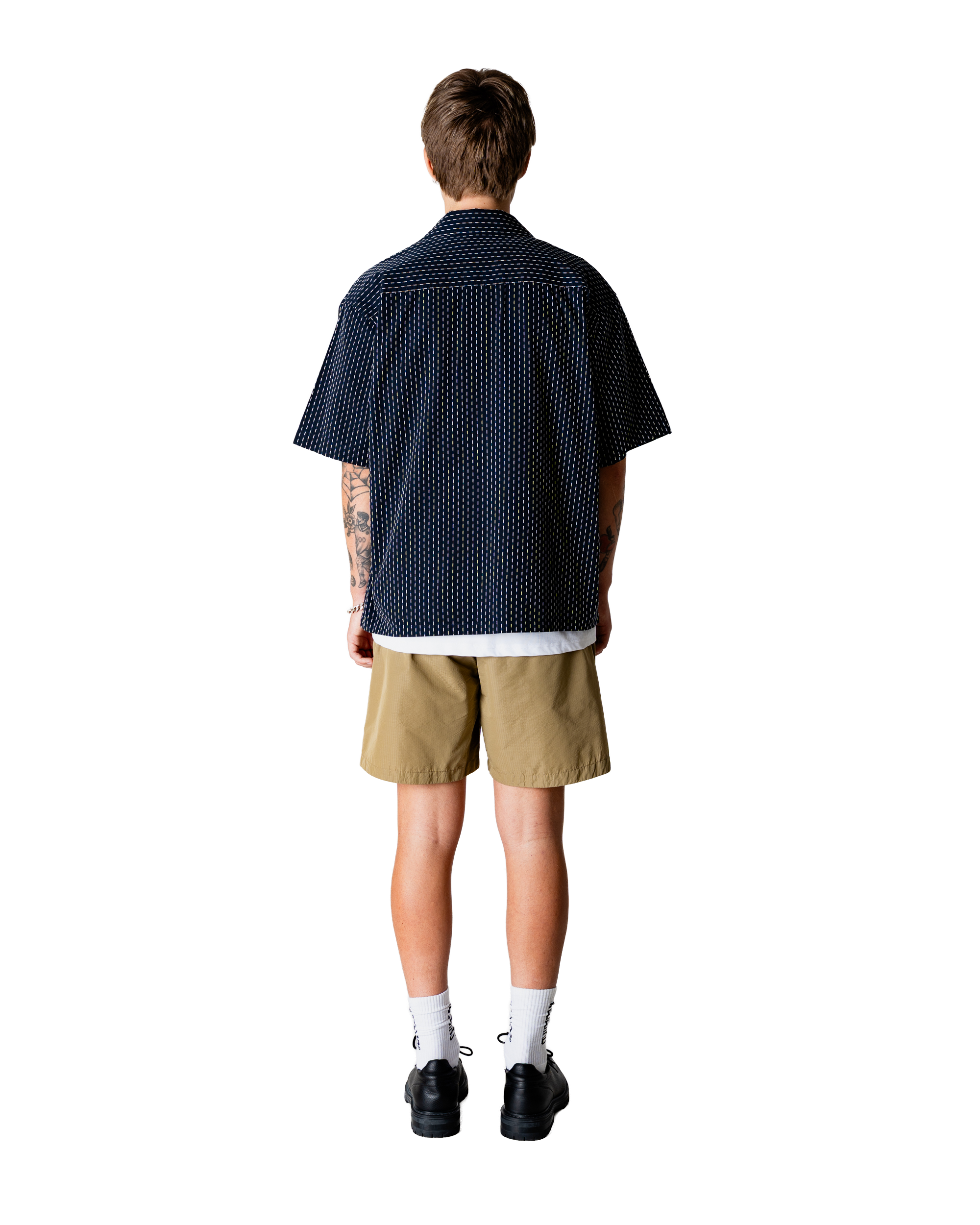 Woodbird WBWang Shiko Shirt Shirts Dark Navy