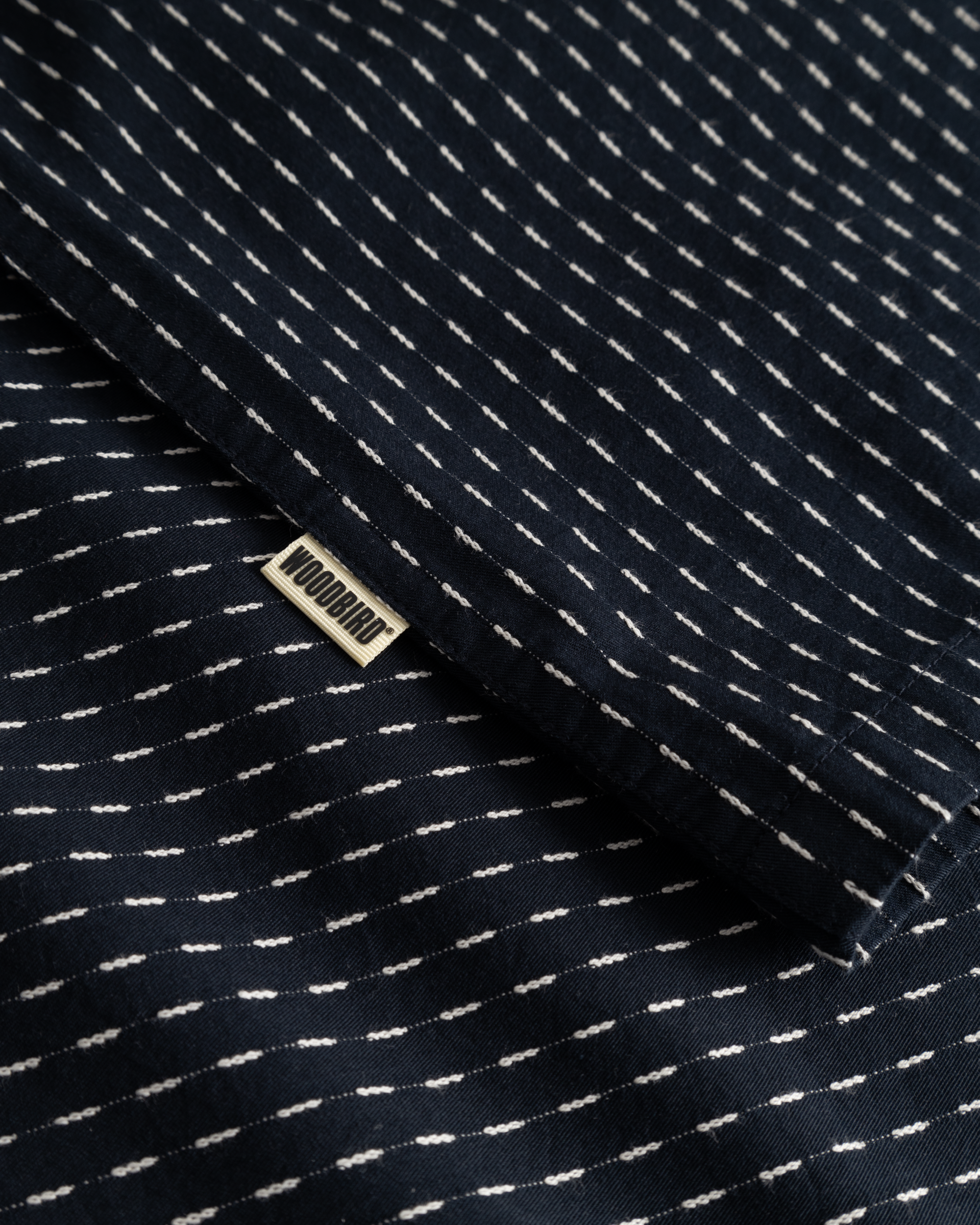 Woodbird WBWang Shiko Shirt Shirts Dark Navy