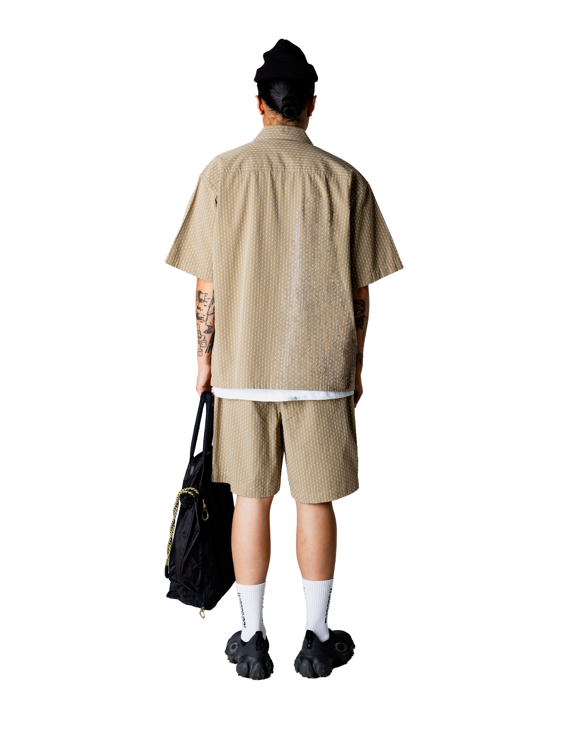 Woodbird WBWang Shiko Shirt Shirts Stone