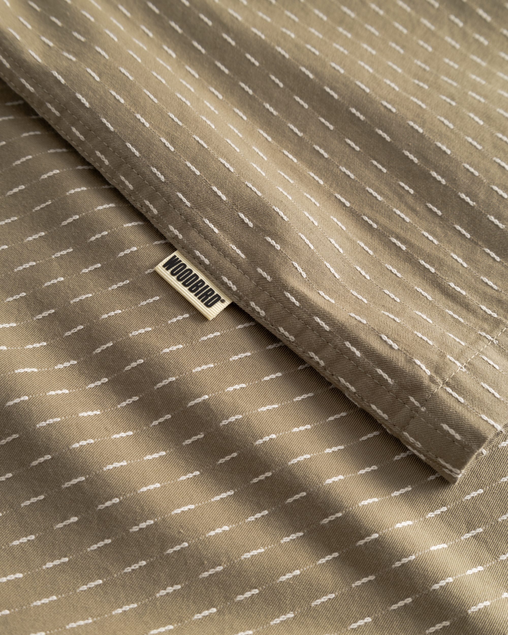 Woodbird WBWang Shiko Shirt Shirts Stone