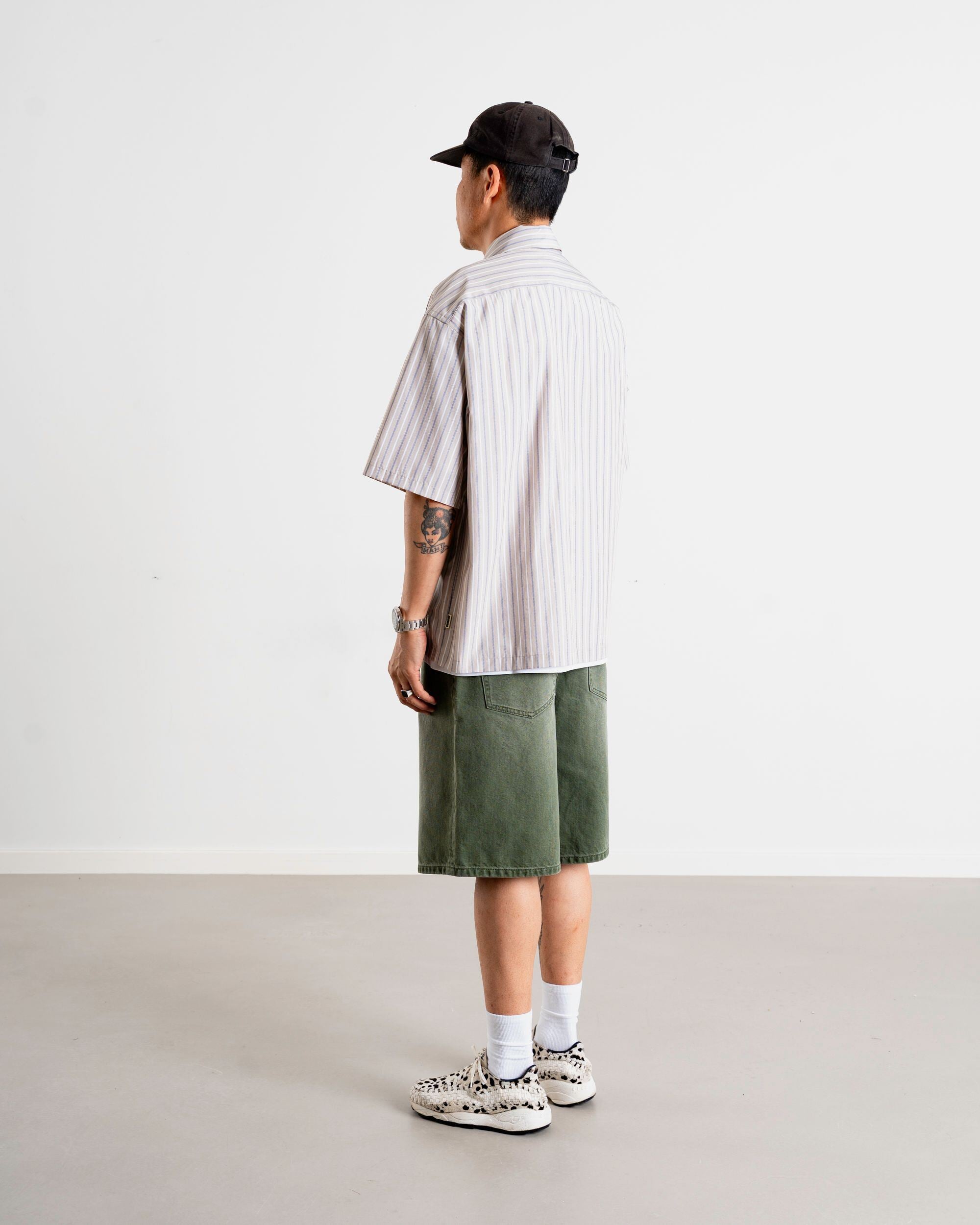 Woodbird WBWang Striped shirt Shirts Light Blue