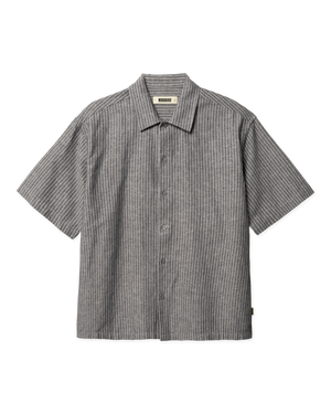 Woodbird WBWang Tai Stripe Shirt Shirts Black Stripe