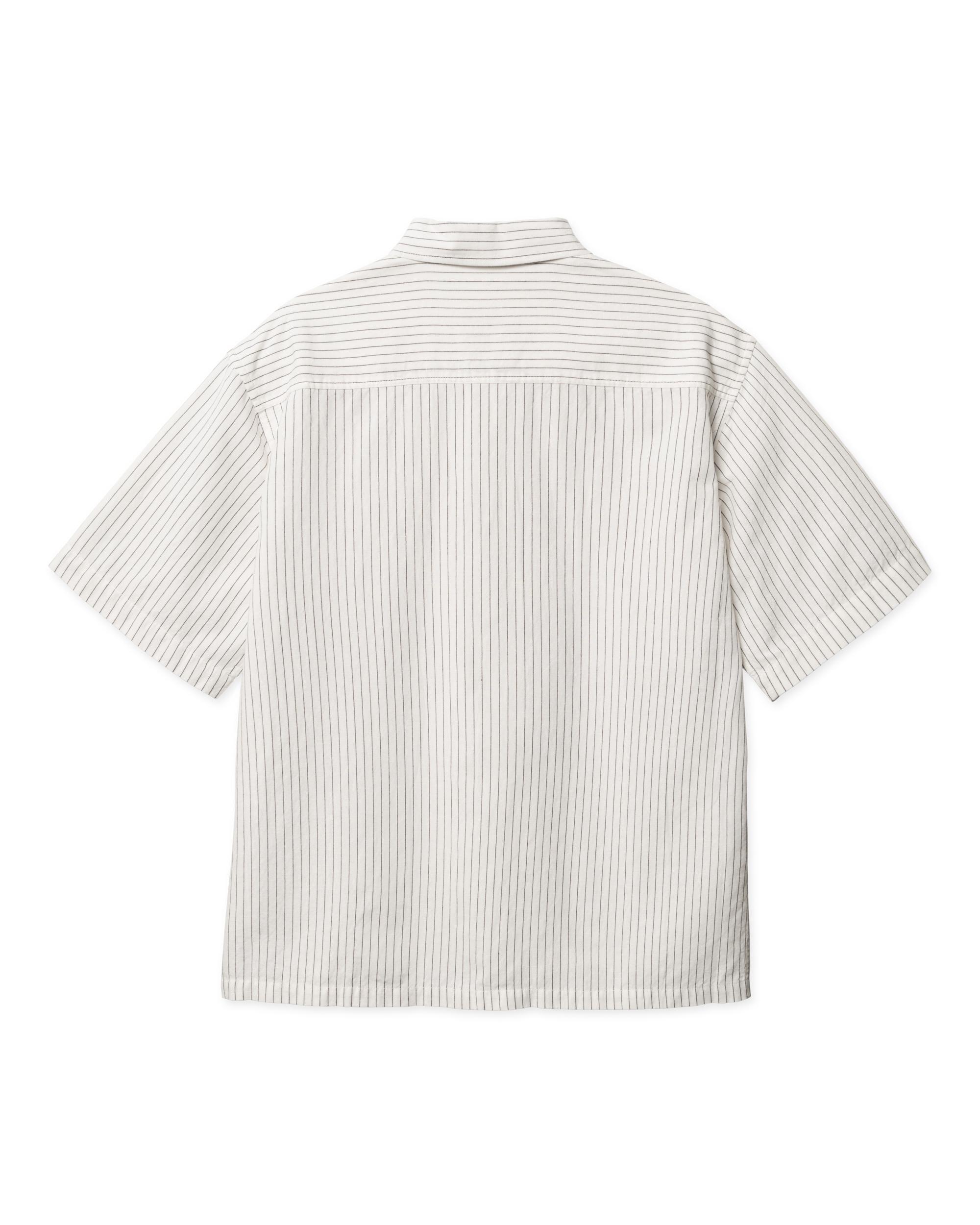 Woodbird WBWang Tai Stripe Shirt Shirts White Stripe