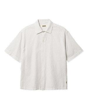 Woodbird WBWang Tai Stripe Shirt Shirts White Stripe