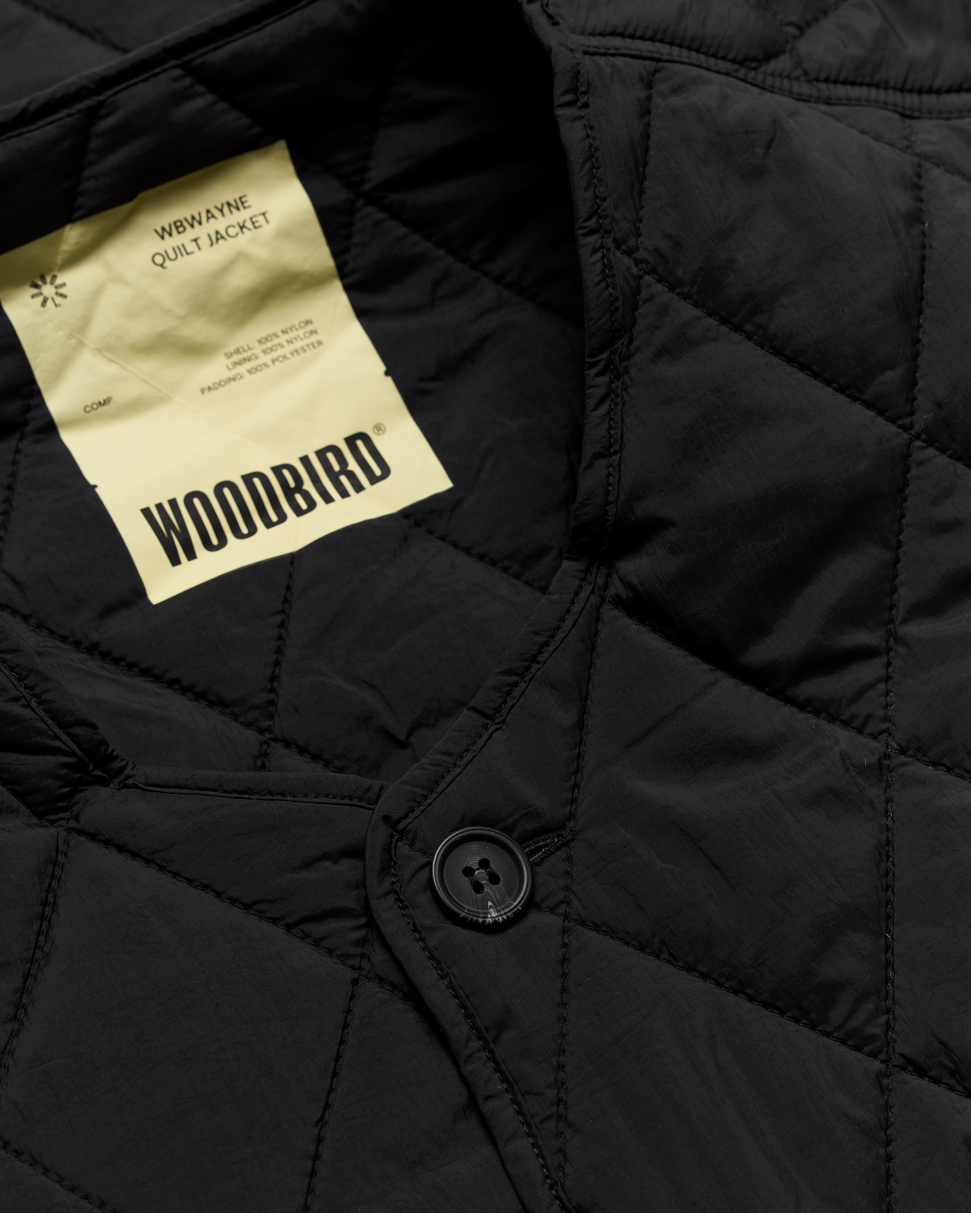 Woodbird WBWayne Quilt Jacket Outerwear Black