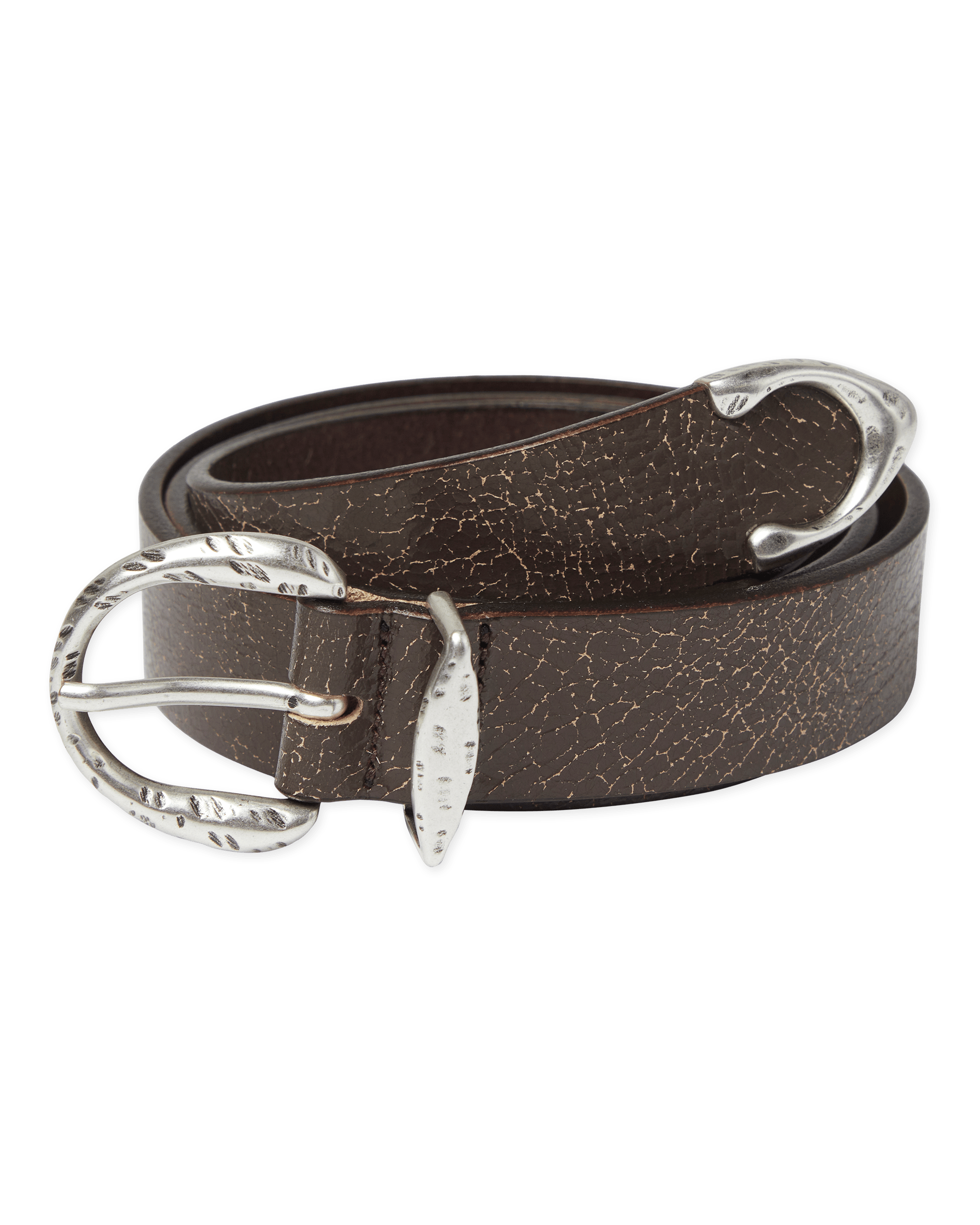Woodbird WBWest Cracked Belt Accessories Washed Black