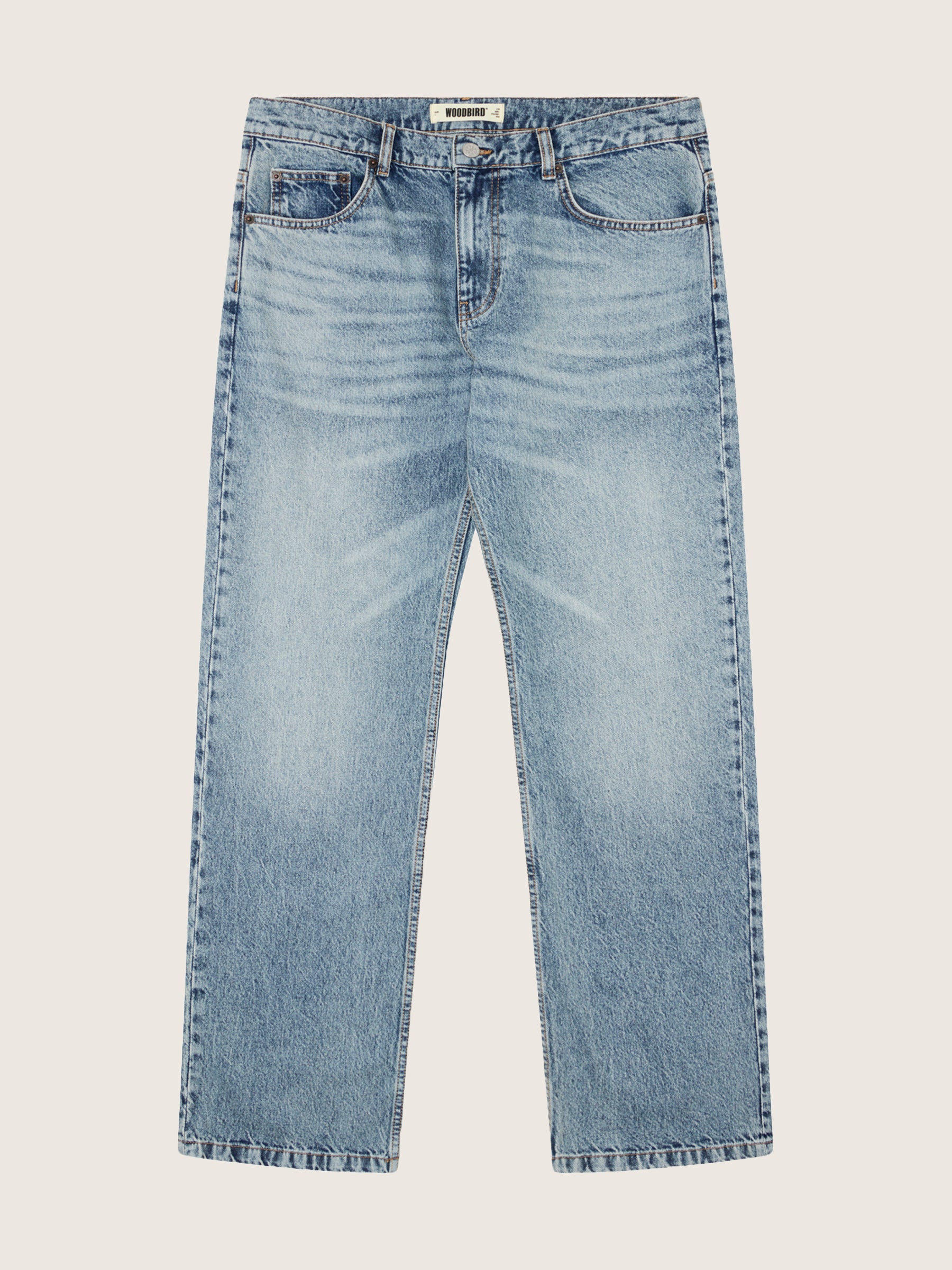 Woodbird WBWik Vectorblue Jeans Jeans Mid Blue