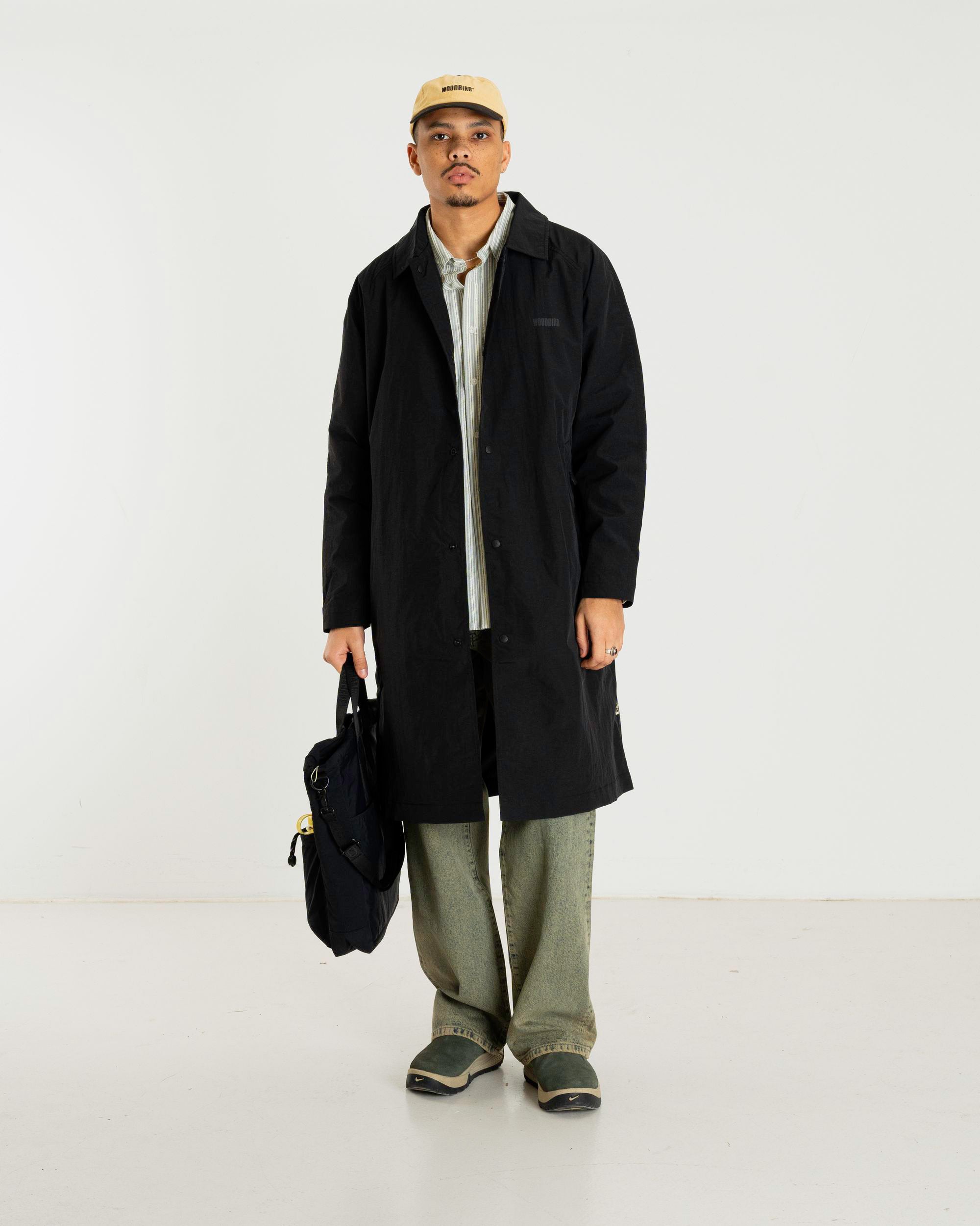 Woodbird WBWing Nylon Coat Outerwear Black