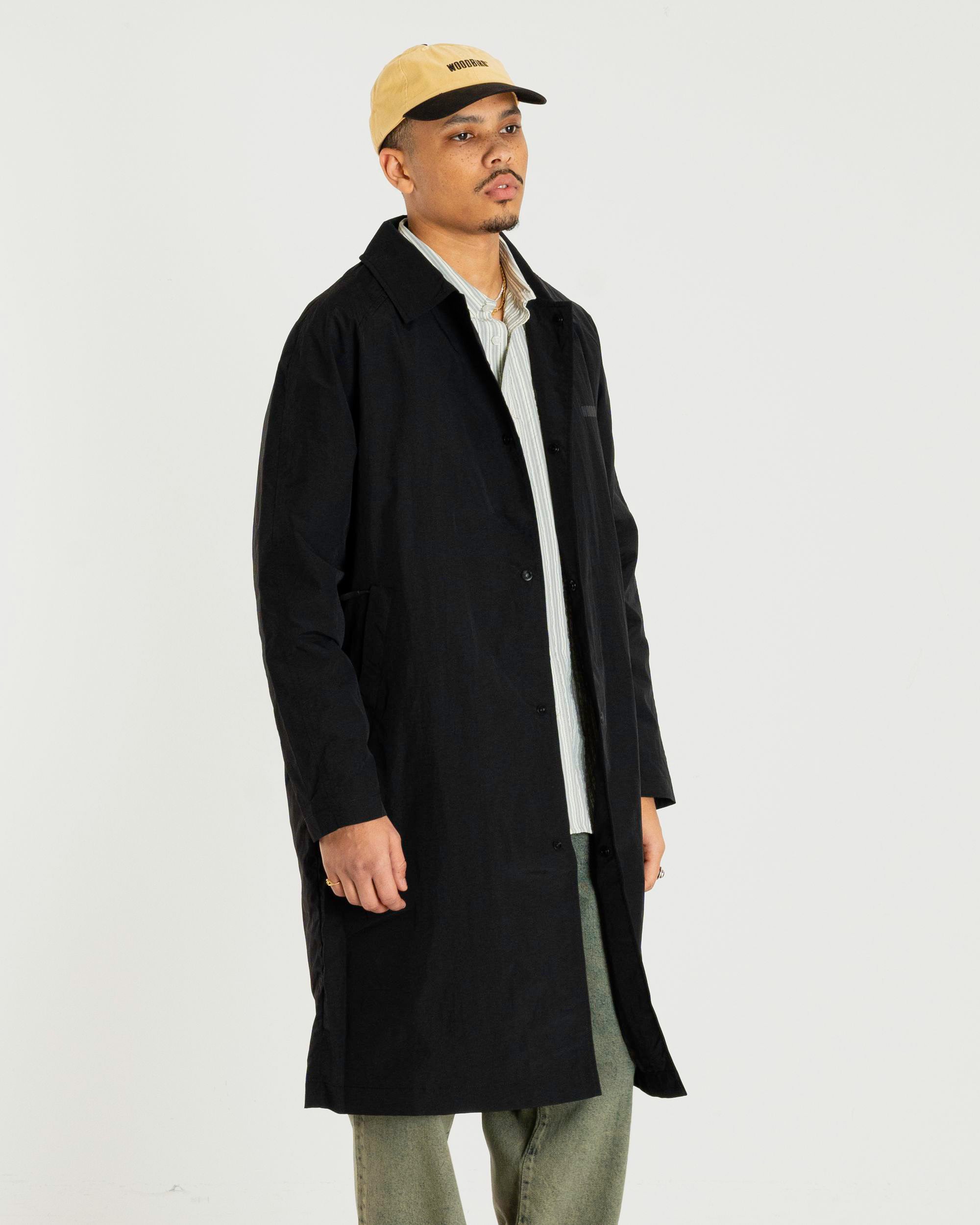 Woodbird WBWing Nylon Coat Outerwear Black