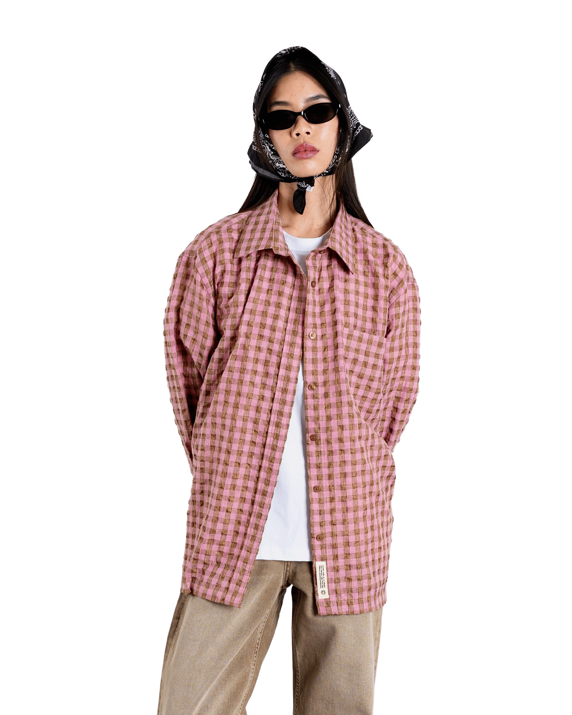 Woodbird Female WBWun Check Shirt Shirts Pink