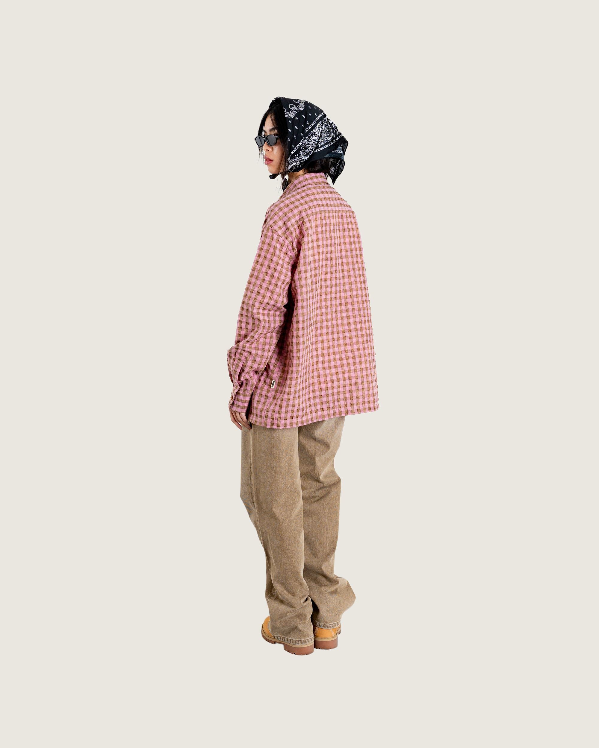 Woodbird Female WBWun Check Shirt Shirts Pink