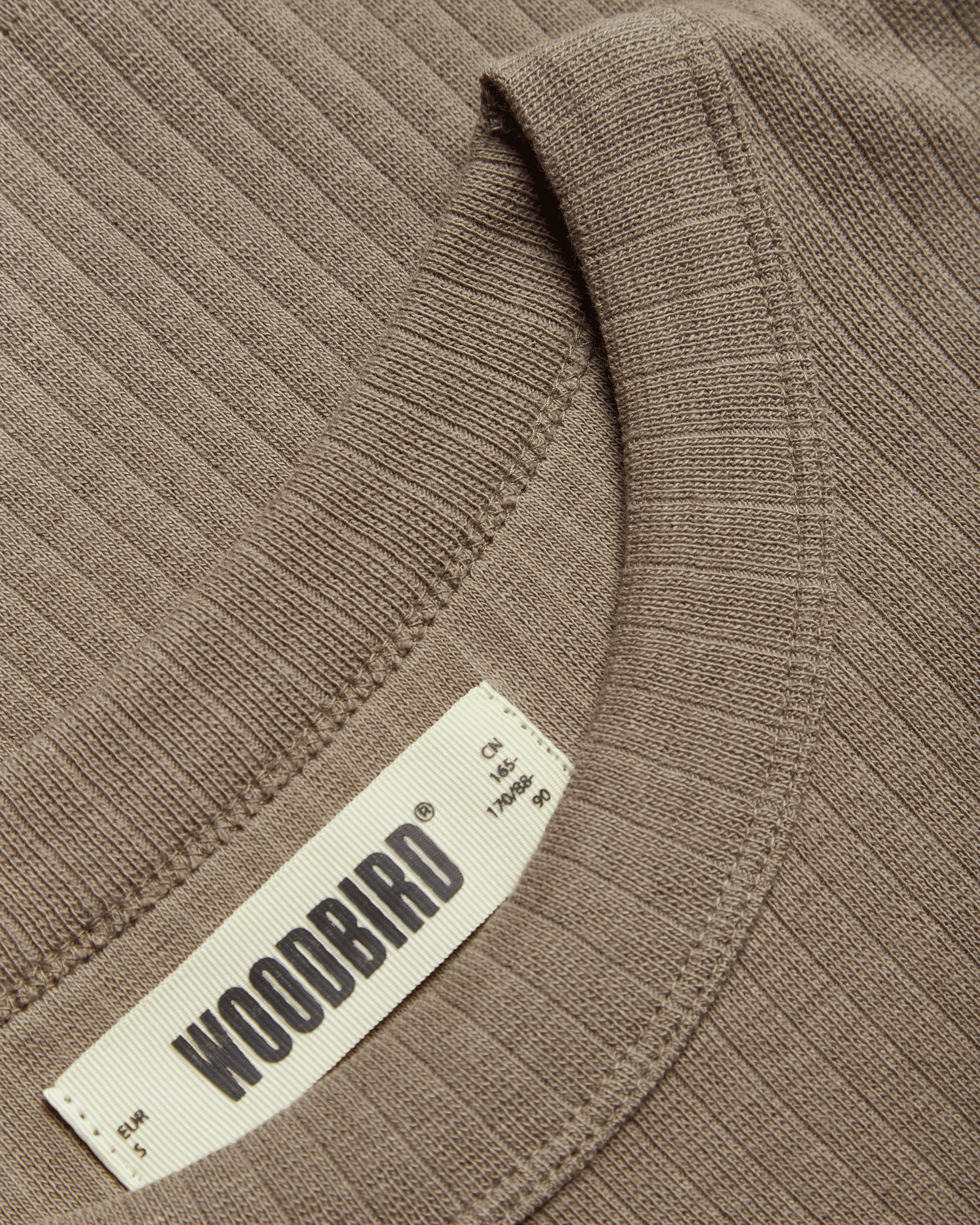 Woodbird Female WBXao LS Base Tee T-Shirts Dark Sand
