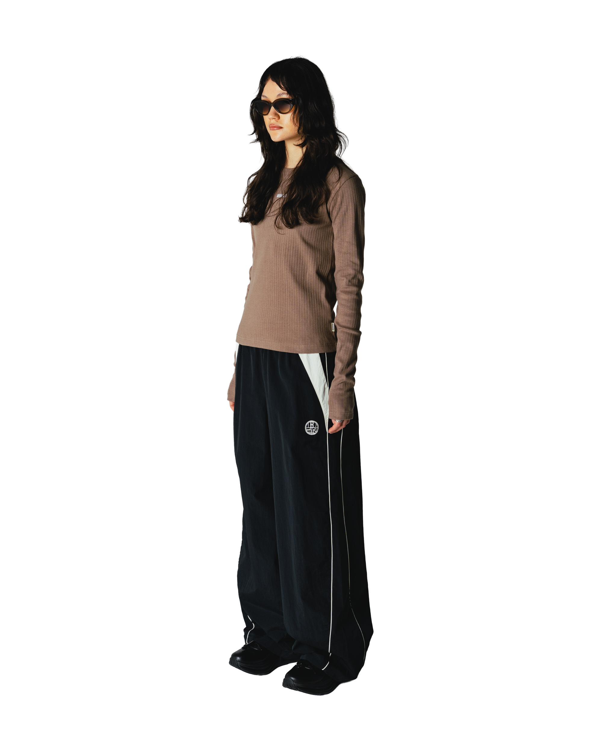 Woodbird Female WBXao LS Base Tee T-Shirts Dark Sand
