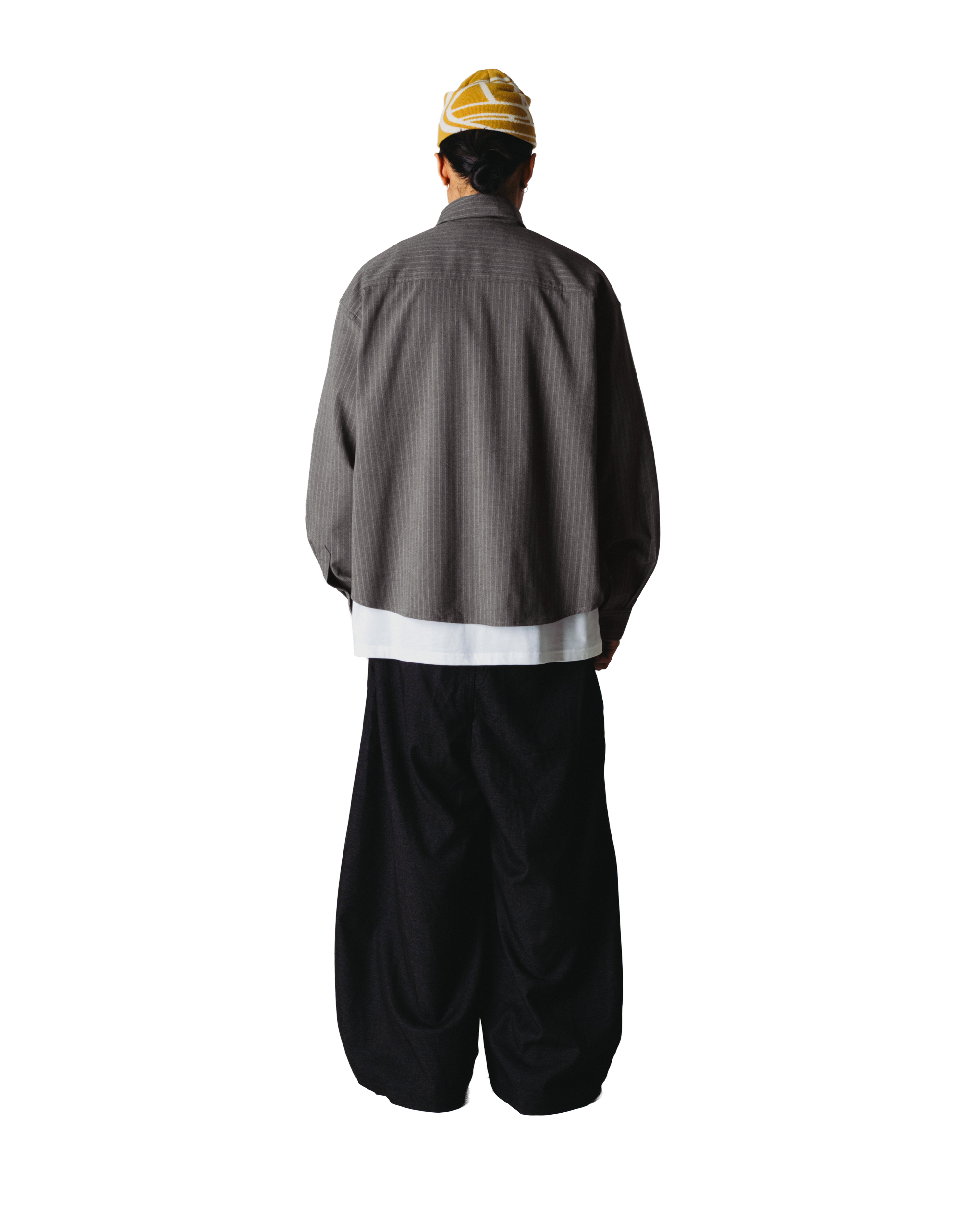 Woodbird WBXing HB Stripe Shirt Shirts Dark Grey