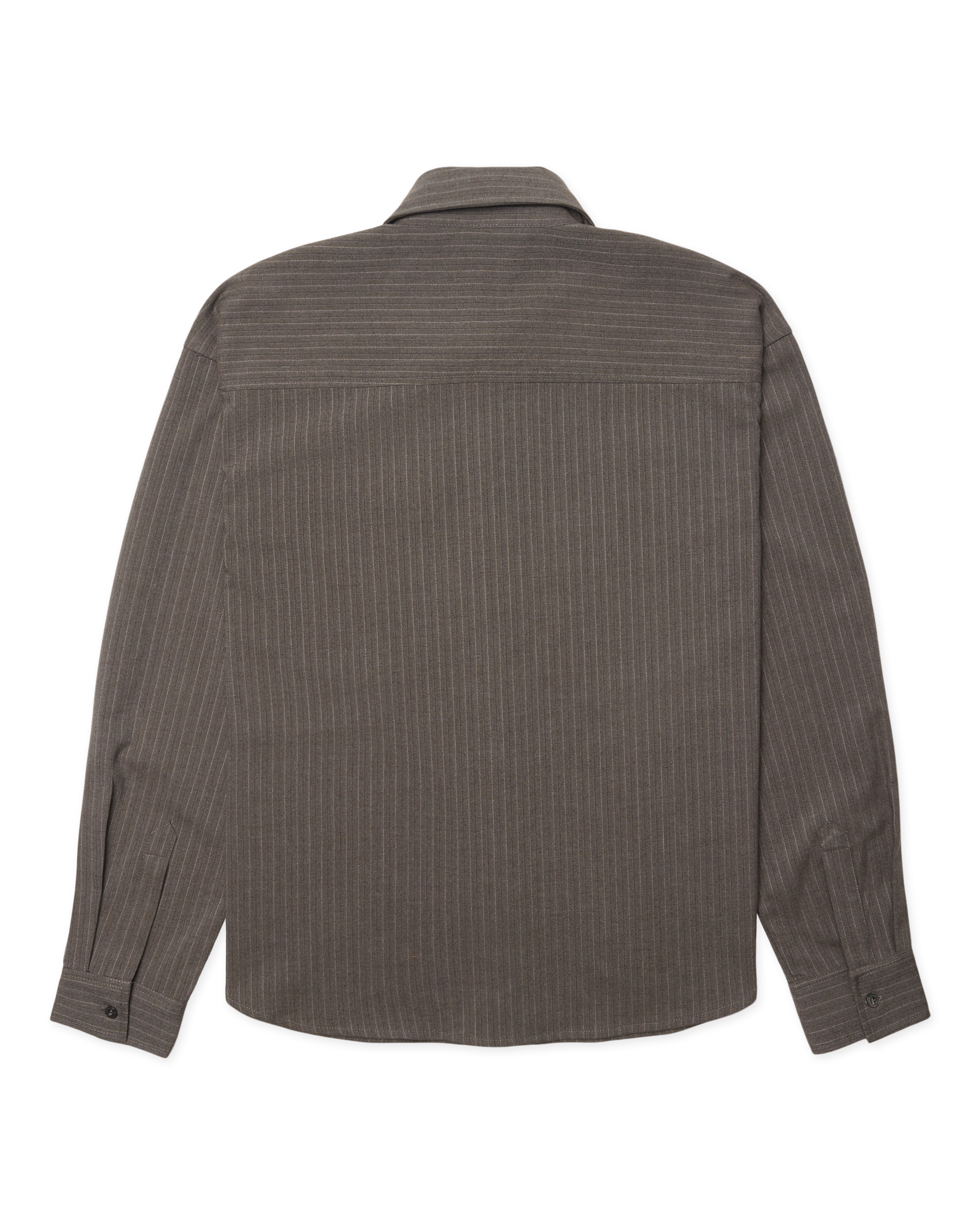 Woodbird WBXing HB Stripe Shirt Shirts Dark Grey