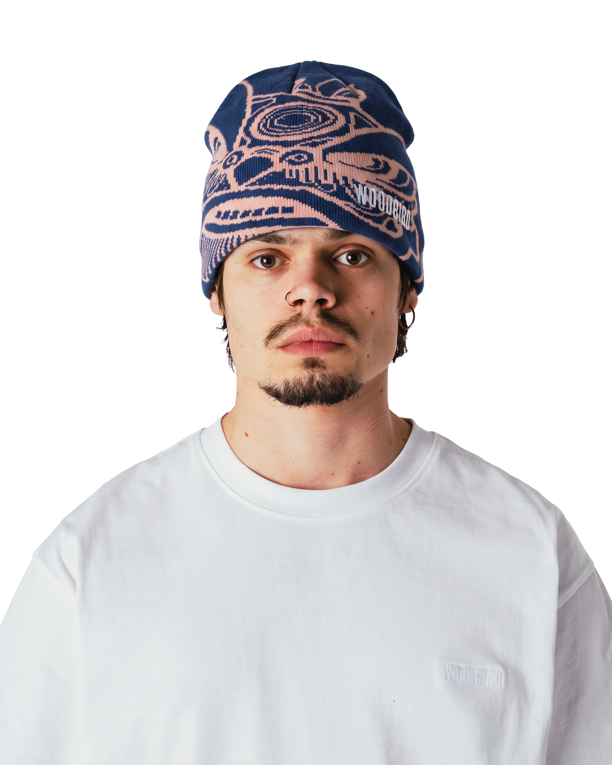 Woodbird WBYan Lion JQ Beanie Accessories Blue-Pink