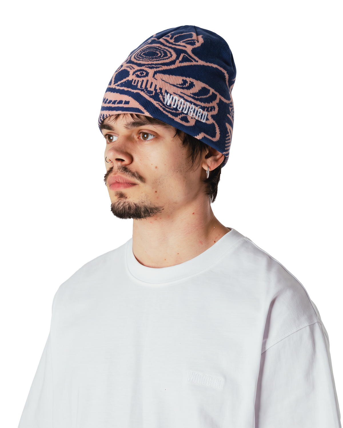 Woodbird WBYan Lion JQ Beanie Accessories Blue-Pink