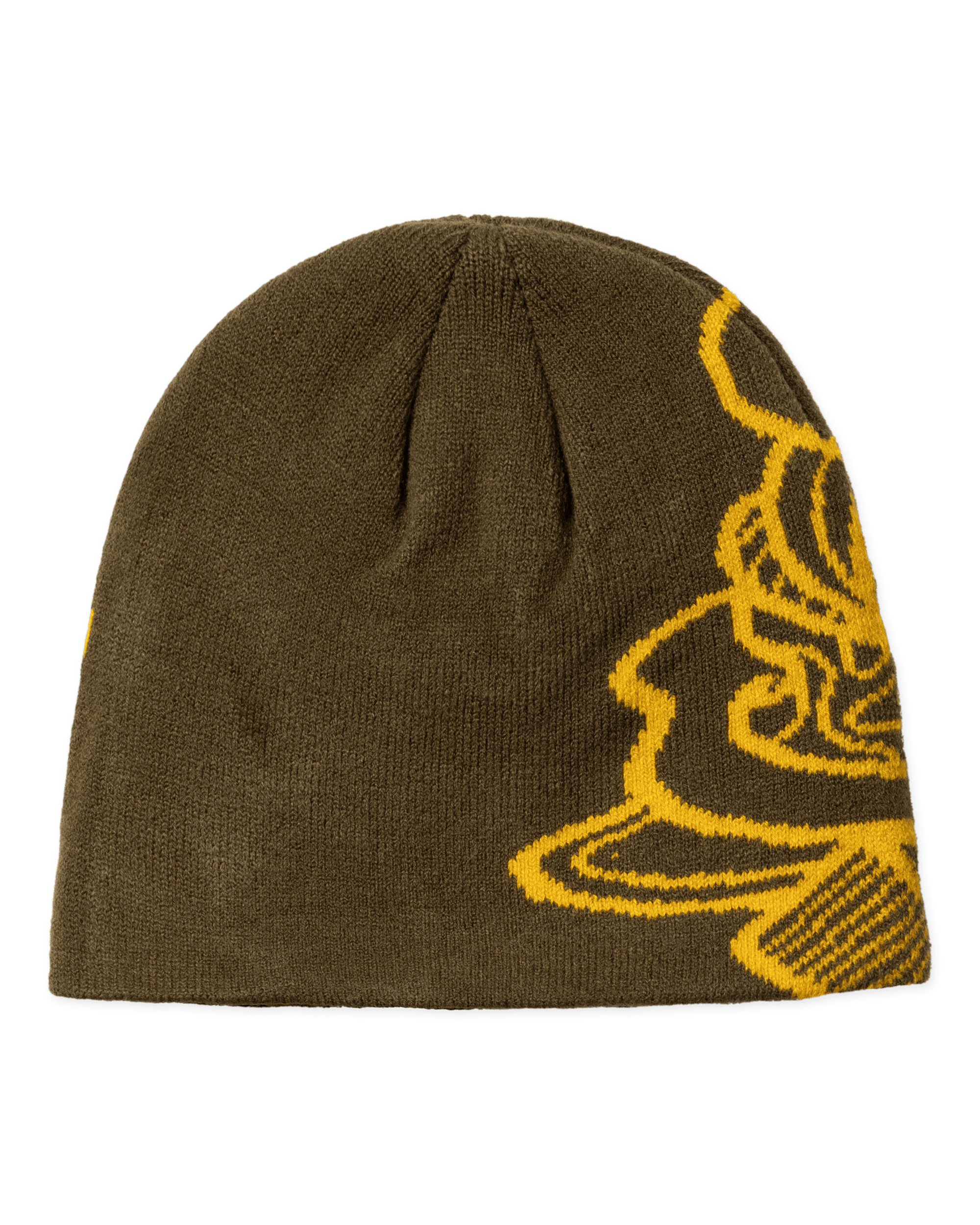 Woodbird WBYan Lion JQ Beanie Accessories Dark Brown-yellow