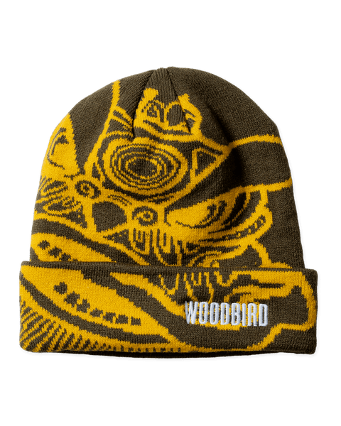 WBYan Lion JQ Fold Beanie – Woodbird