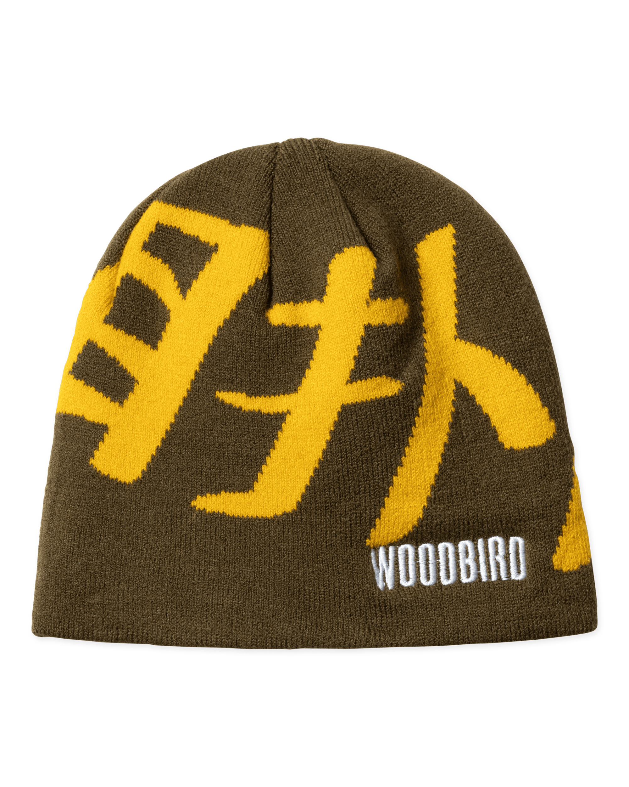Woodbird WBYan Sumo JQ Beanie Accessories Dark Brown-yellow