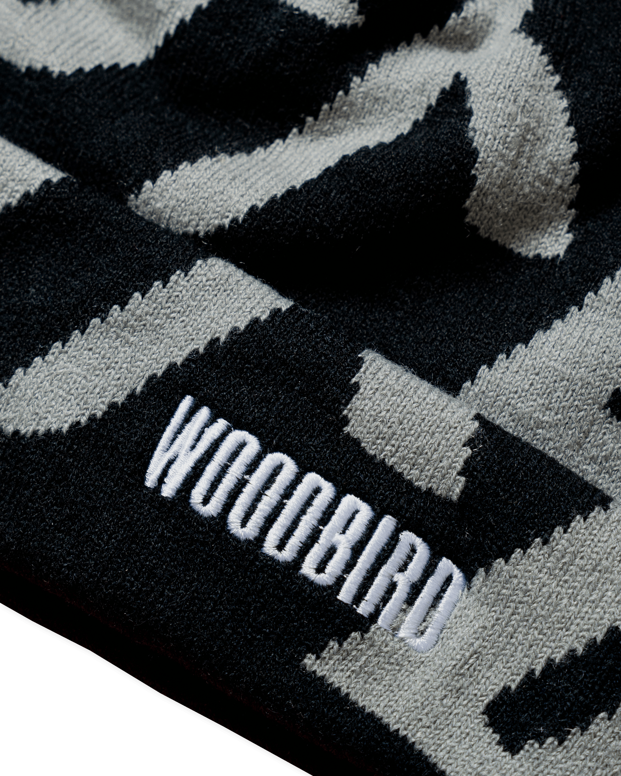Woodbird WBYan Sumo JQ Fold Beanie Accessories Black-Grey