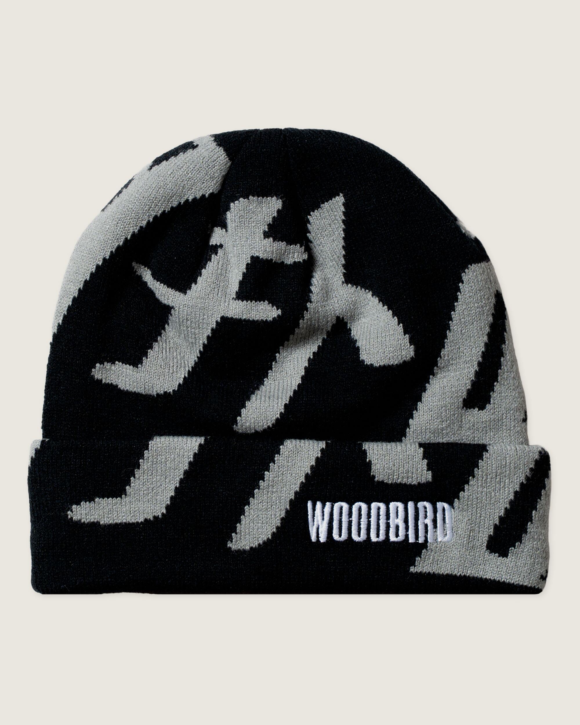 Woodbird WBYeti Cotton Beanie Accessories Black-Grey
