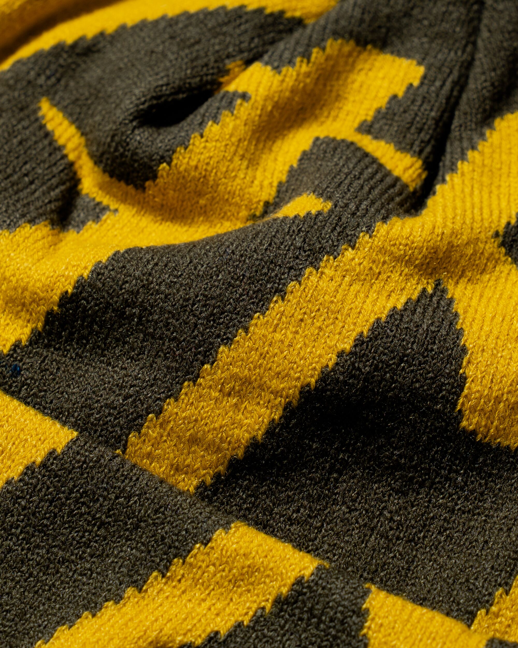 Woodbird WBYeti Cotton Beanie Accessories Dark Brown-yellow